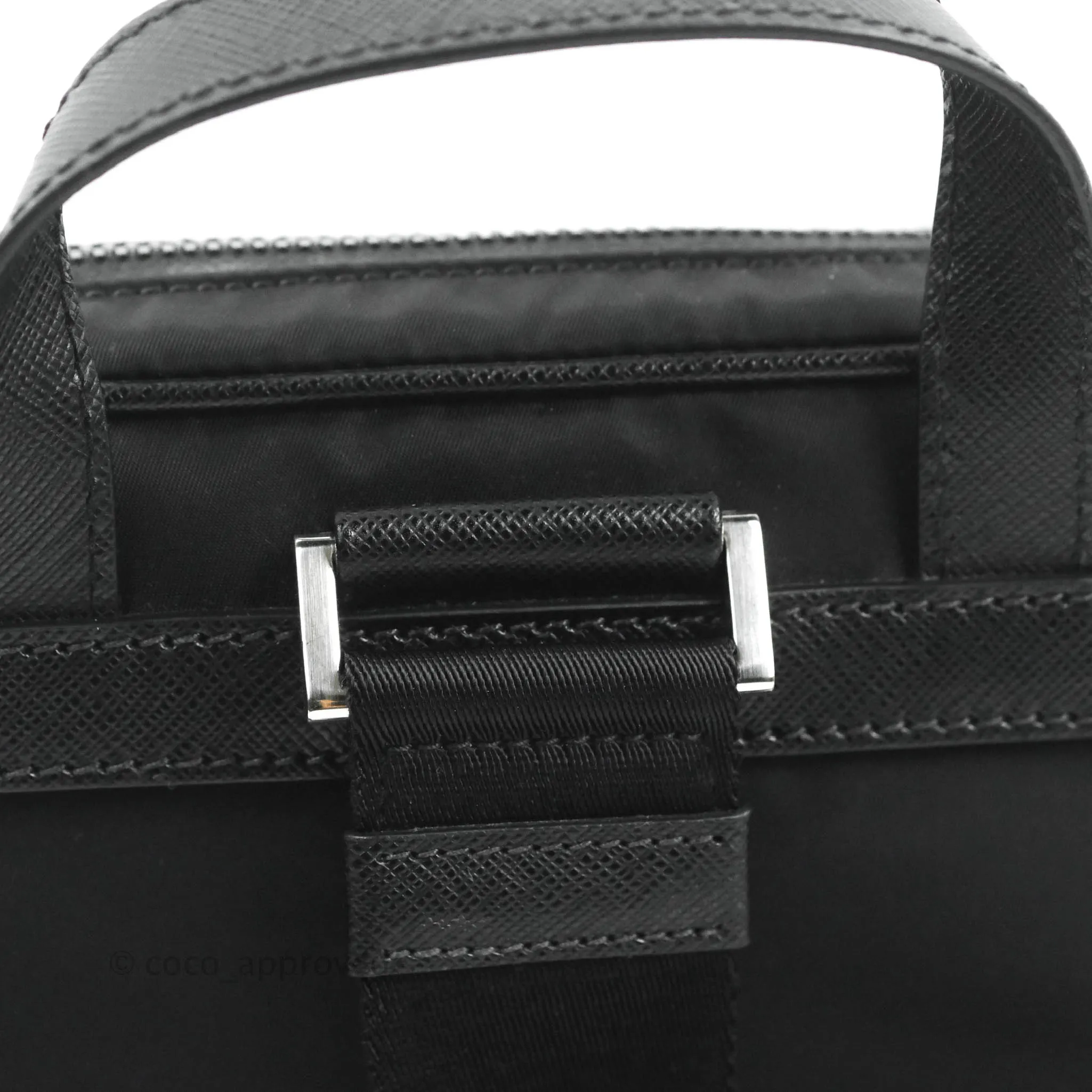 Prada 2-way Black Nylon Backpack