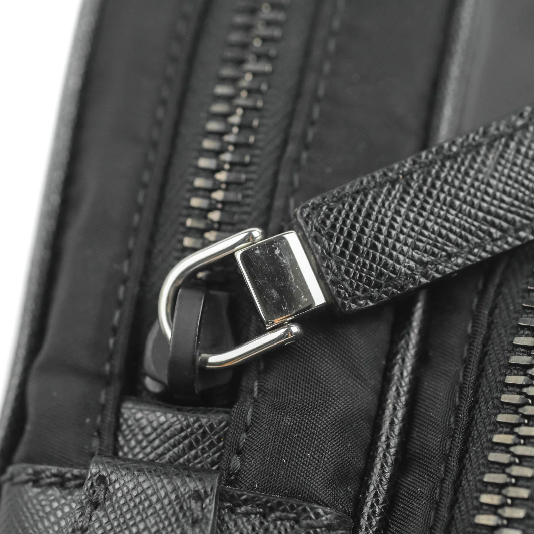 Prada 2-way Black Nylon Backpack