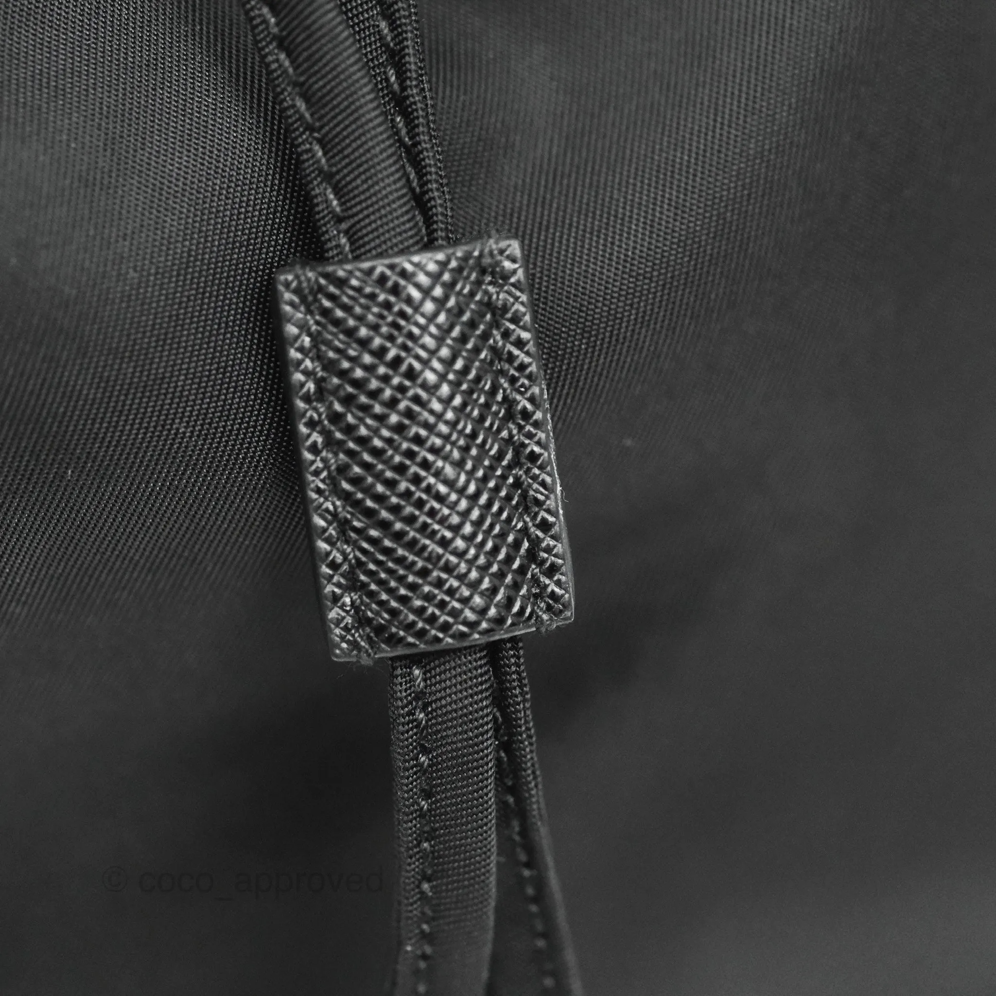 Prada Black Nylon Bucket Pouch Necessaire