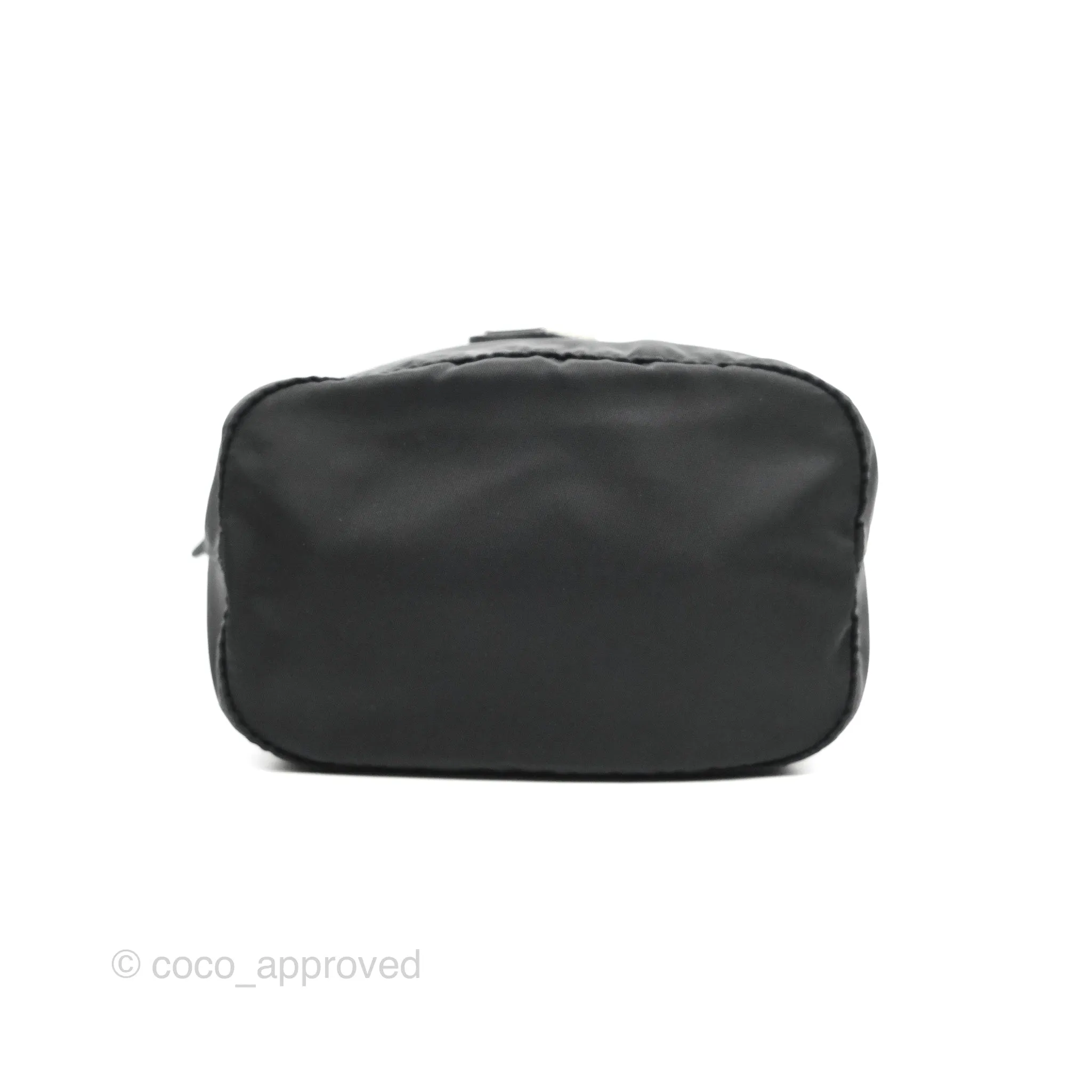Prada Black Nylon Bucket Pouch Necessaire
