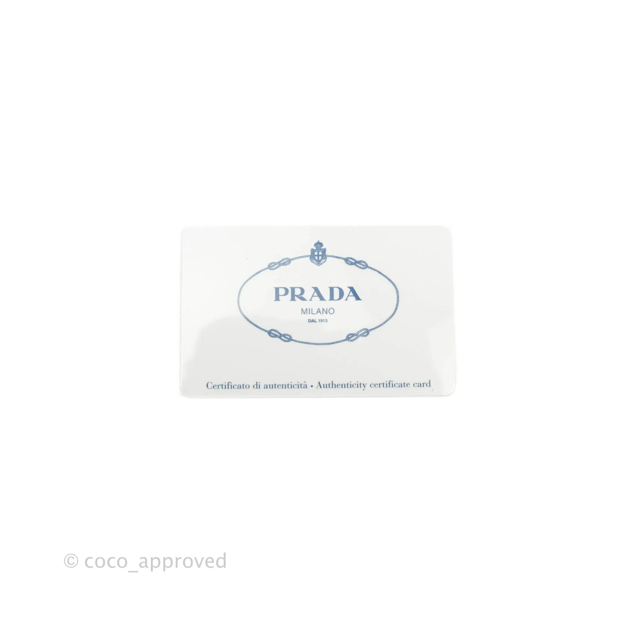 Prada Denim Logo Tote