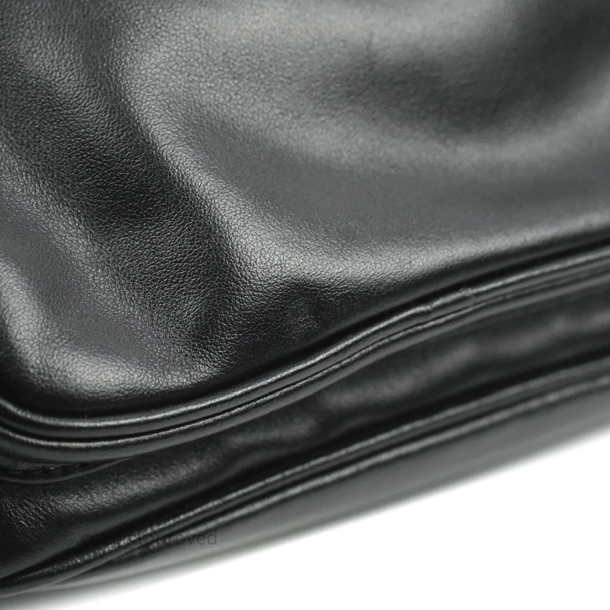 Prada Duet Bucket Bag Black Leather