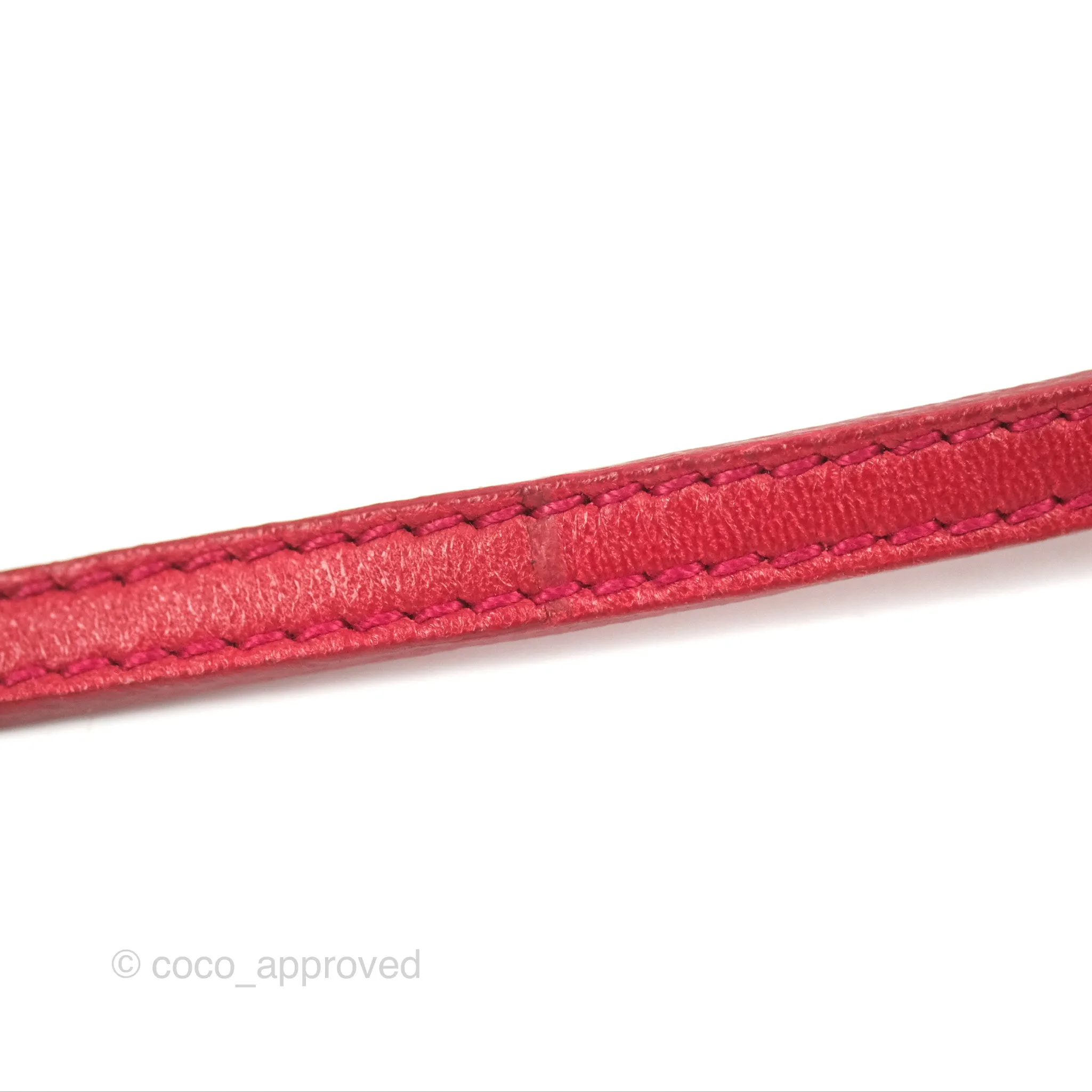 Prada Gaufre Mini Crossbody Bag Red