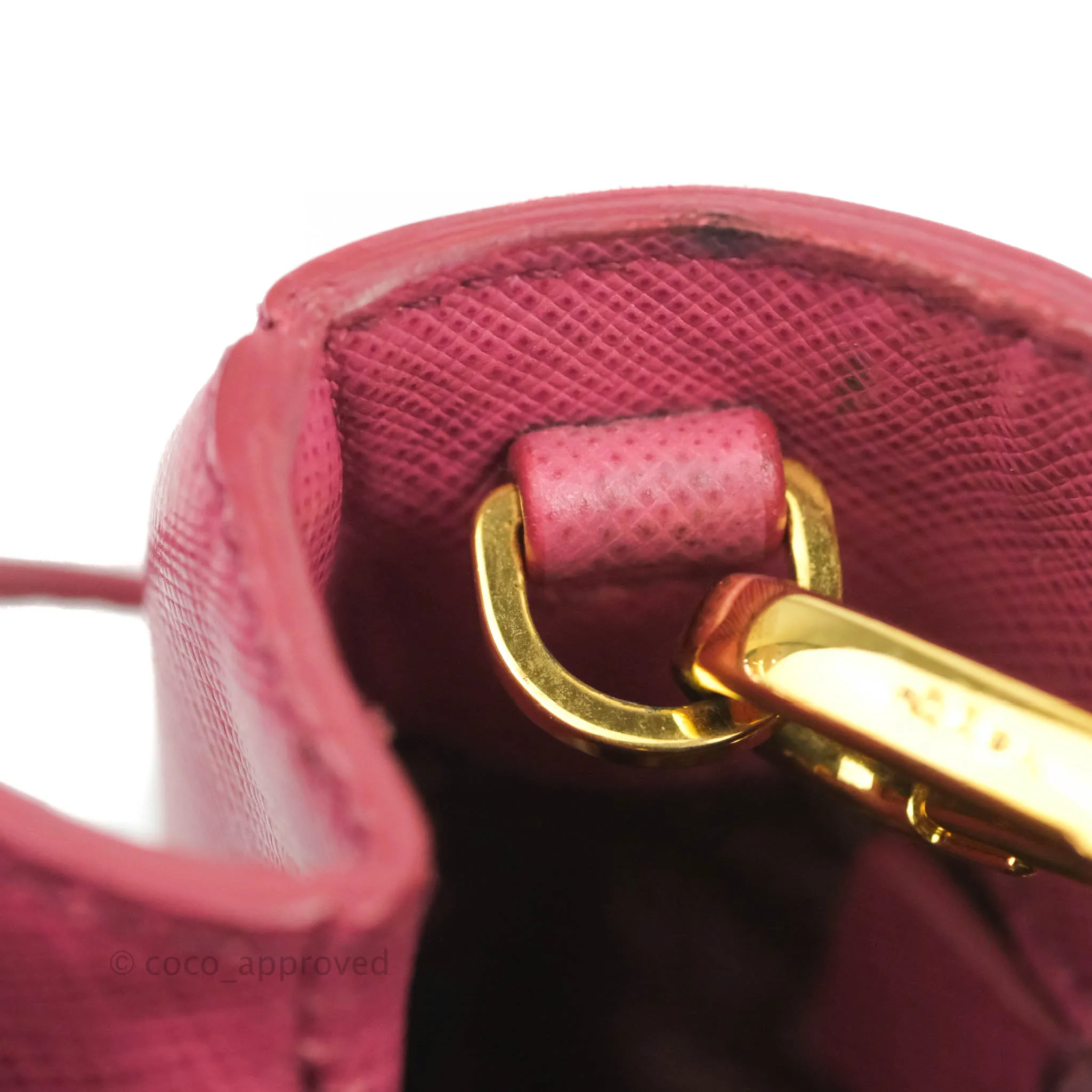 Prada Medium Saffiano Lux Bruyere Galleria Bag