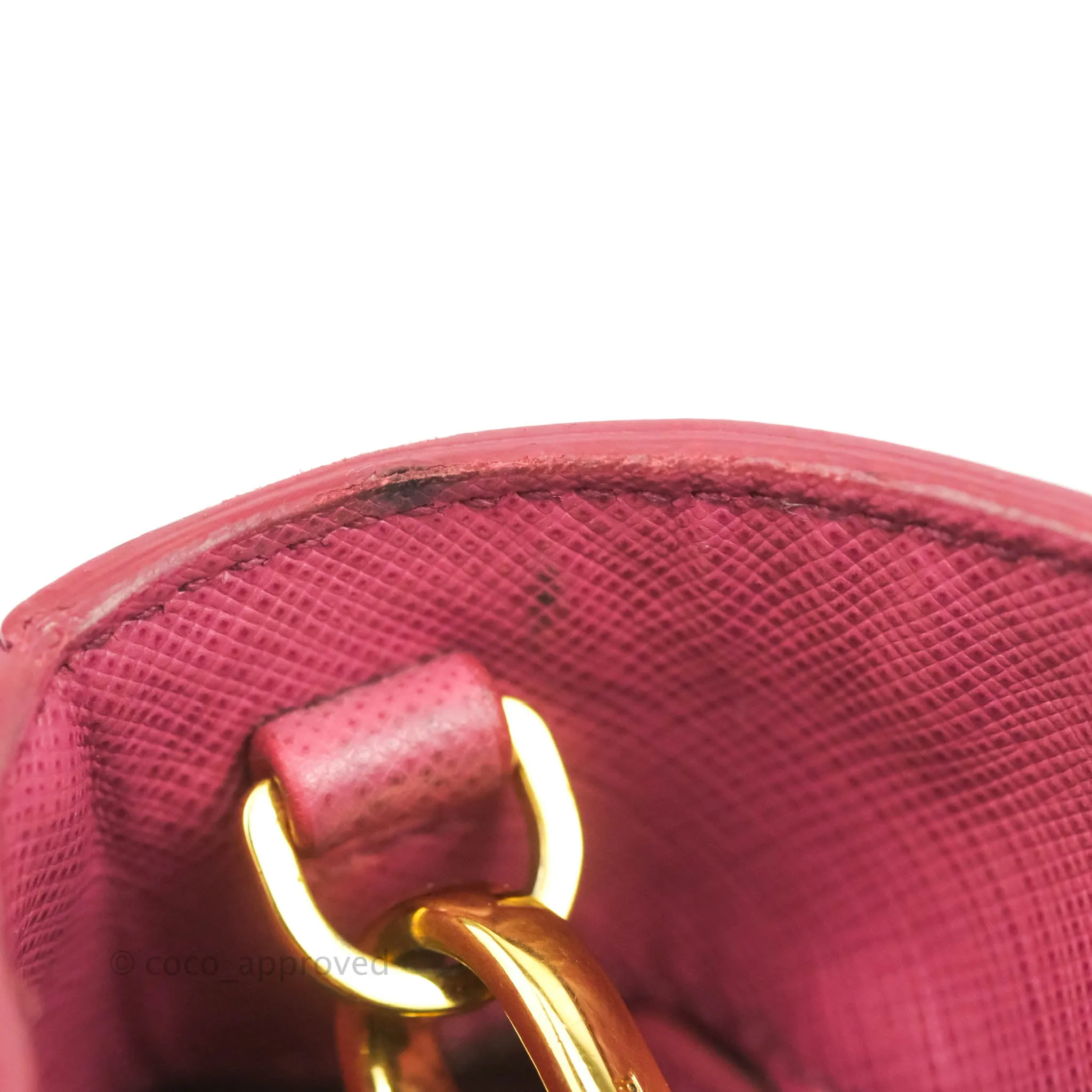 Prada Medium Saffiano Lux Bruyere Galleria Bag