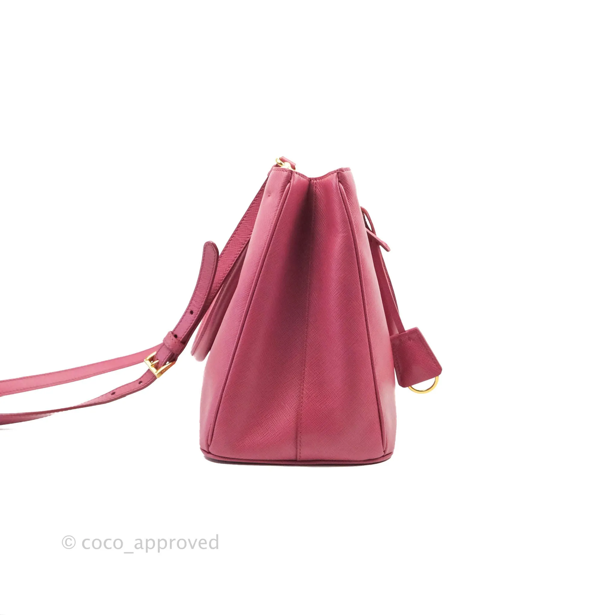 Prada Medium Saffiano Lux Bruyere Galleria Bag