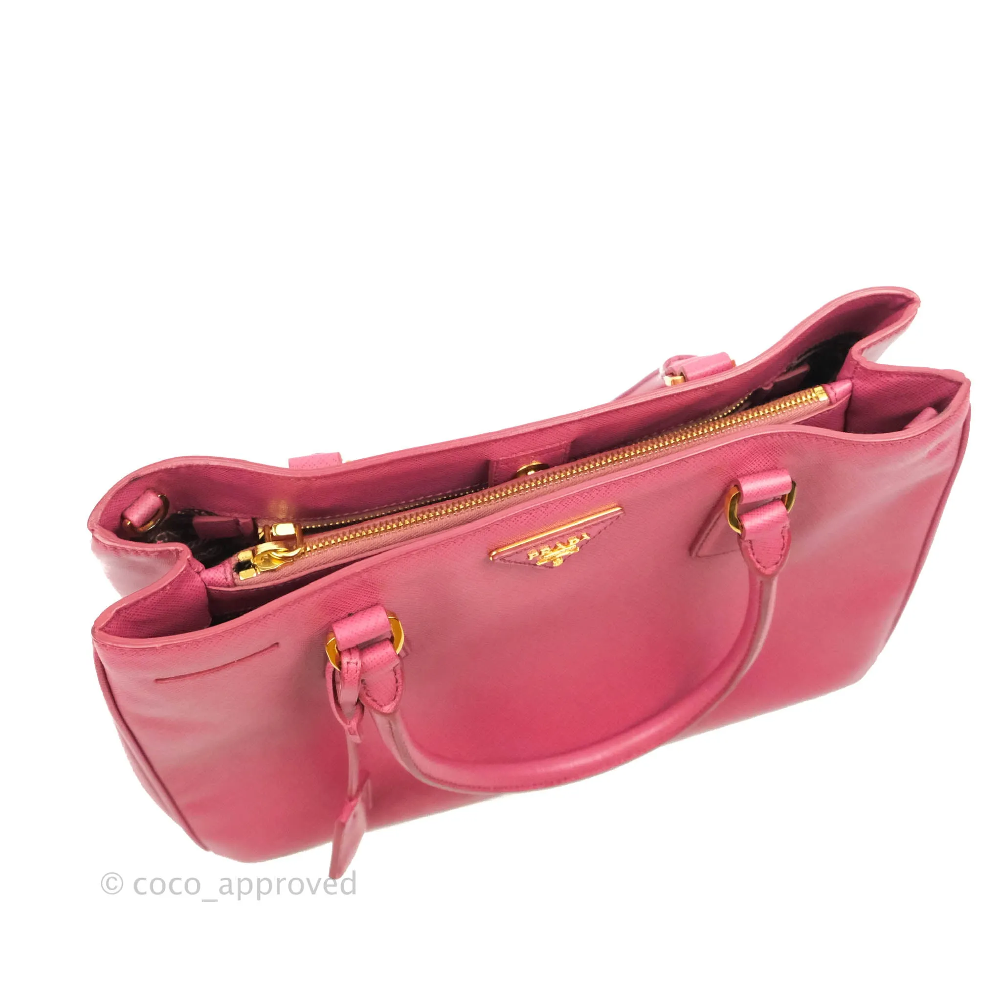 Prada Medium Saffiano Lux Bruyere Galleria Bag