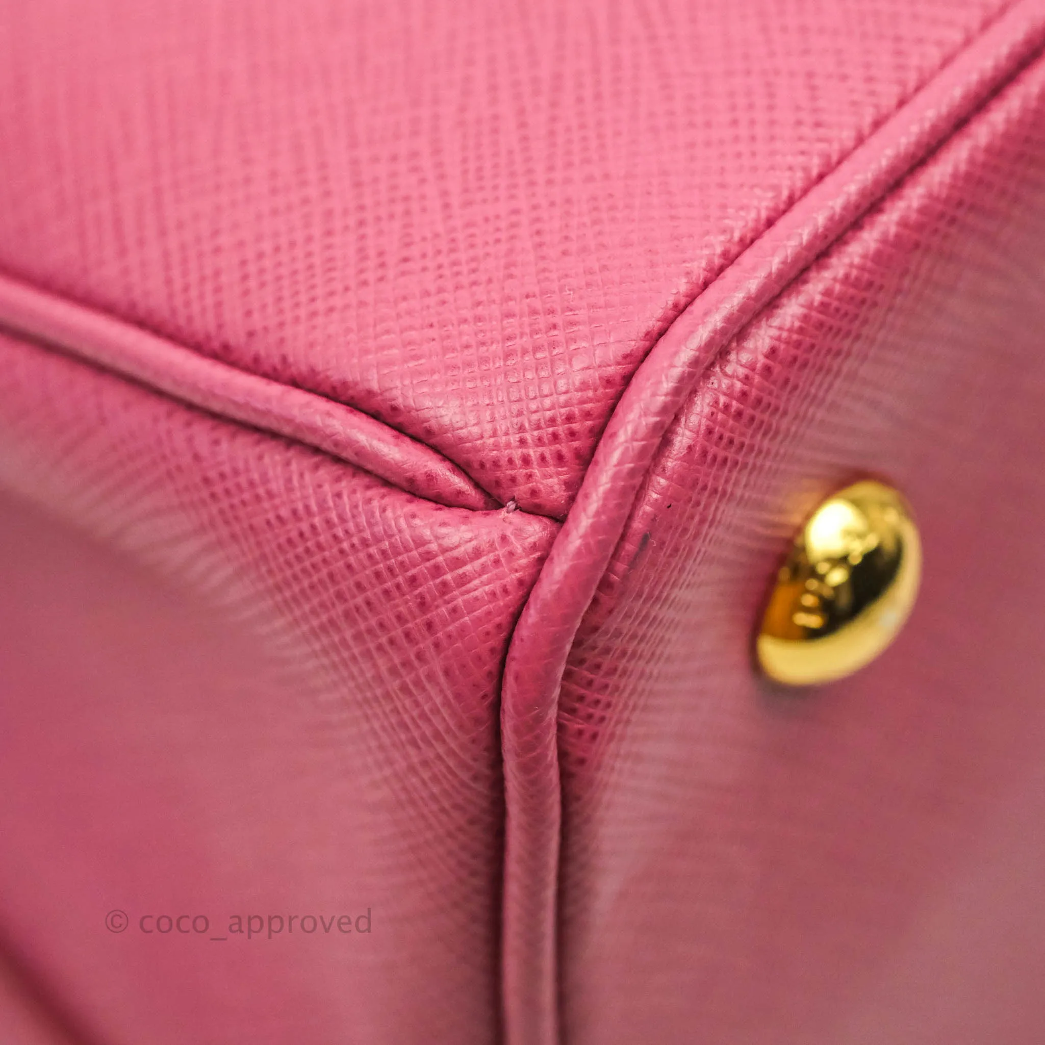Prada Medium Saffiano Lux Bruyere Galleria Bag