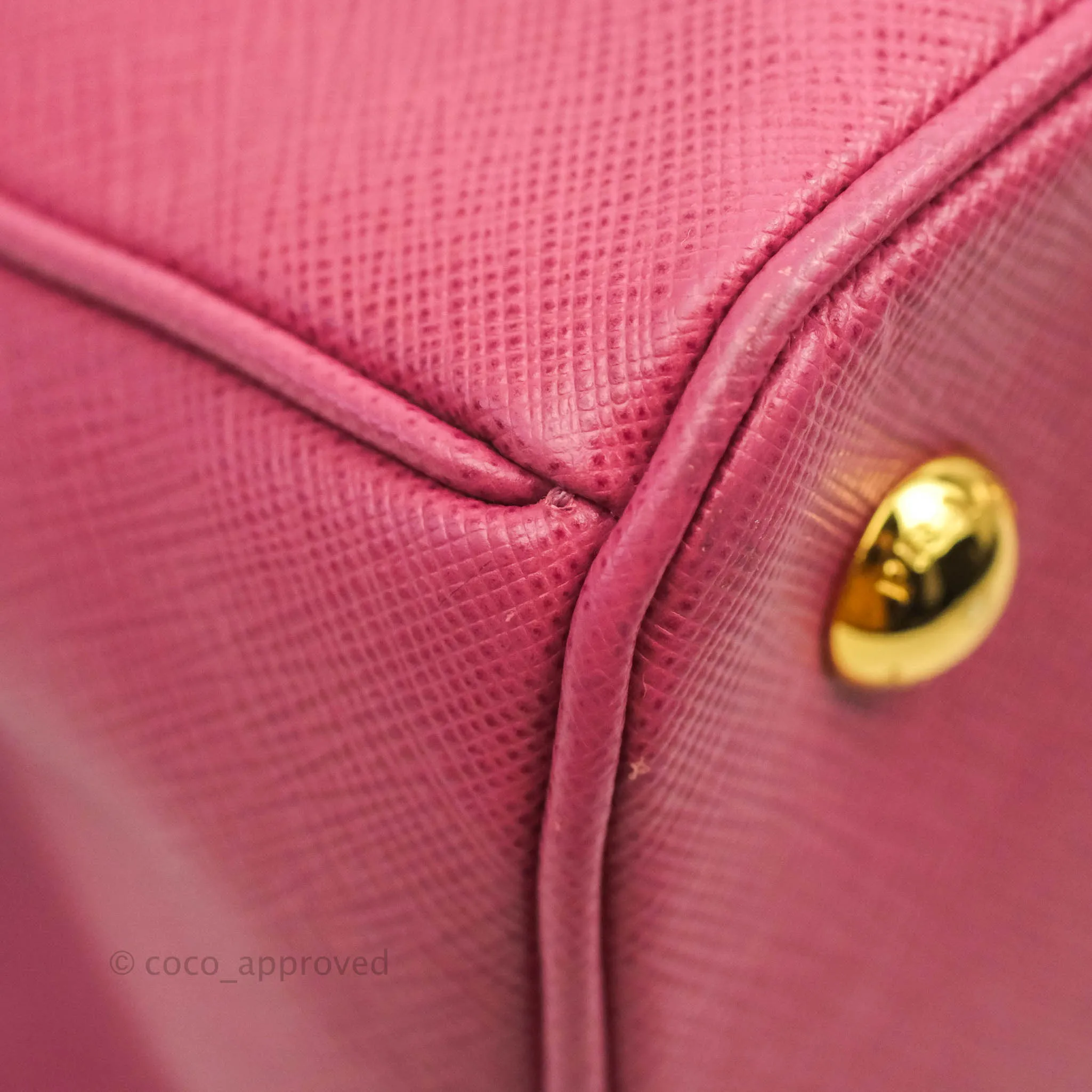 Prada Medium Saffiano Lux Bruyere Galleria Bag