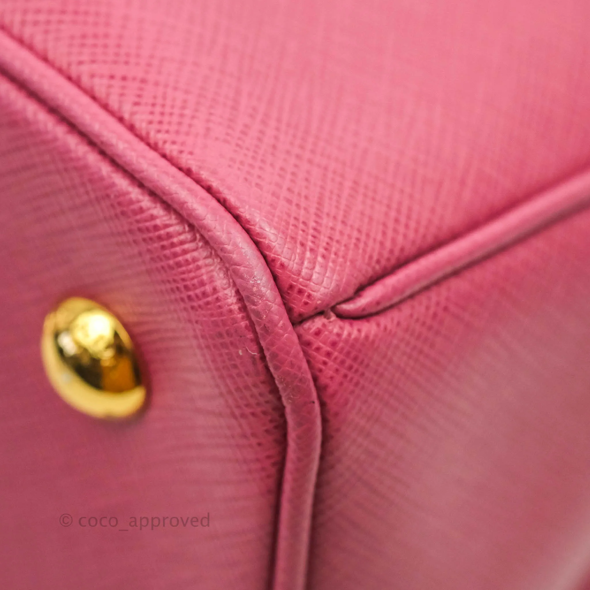 Prada Medium Saffiano Lux Bruyere Galleria Bag