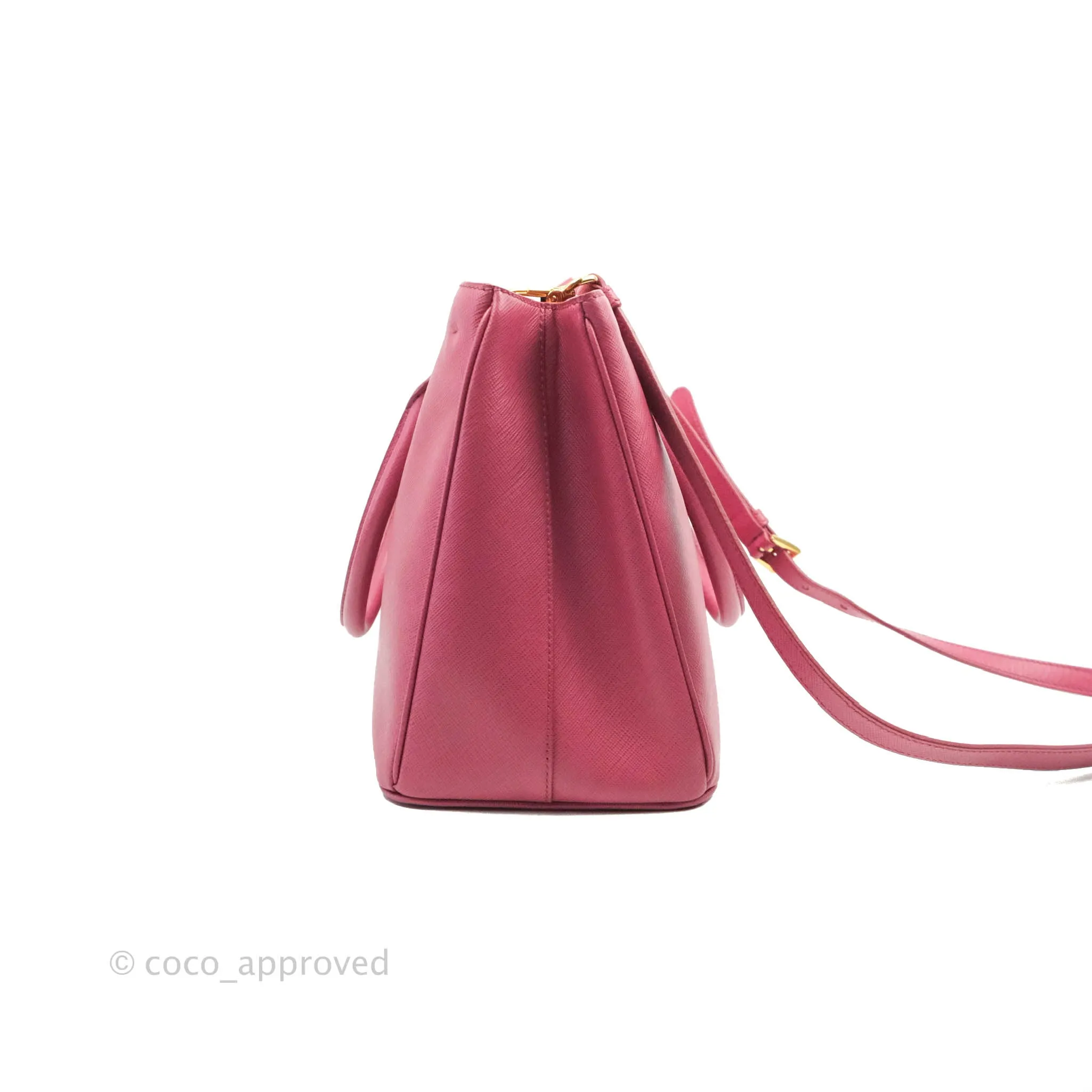 Prada Medium Saffiano Lux Bruyere Galleria Bag