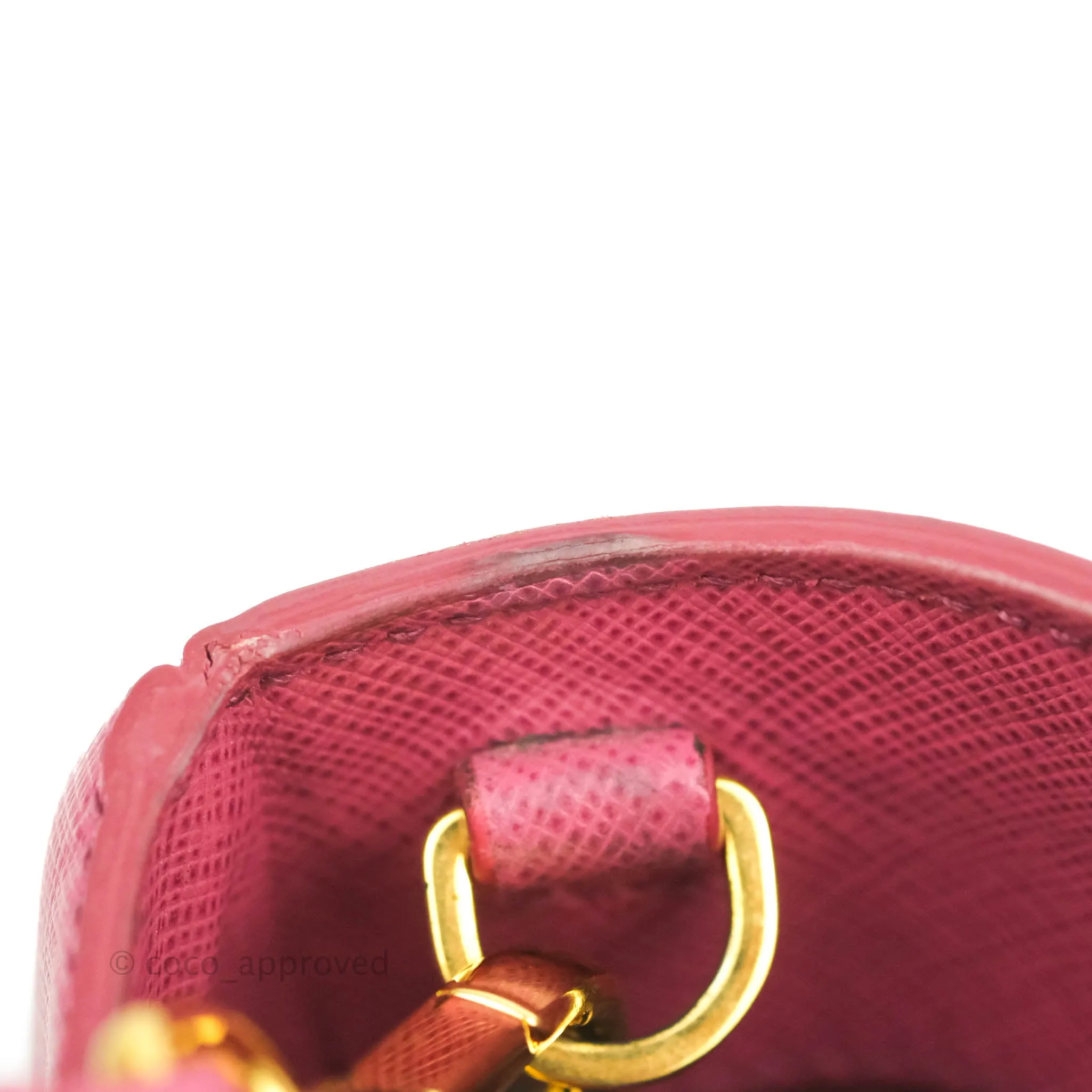 Prada Medium Saffiano Lux Bruyere Galleria Bag