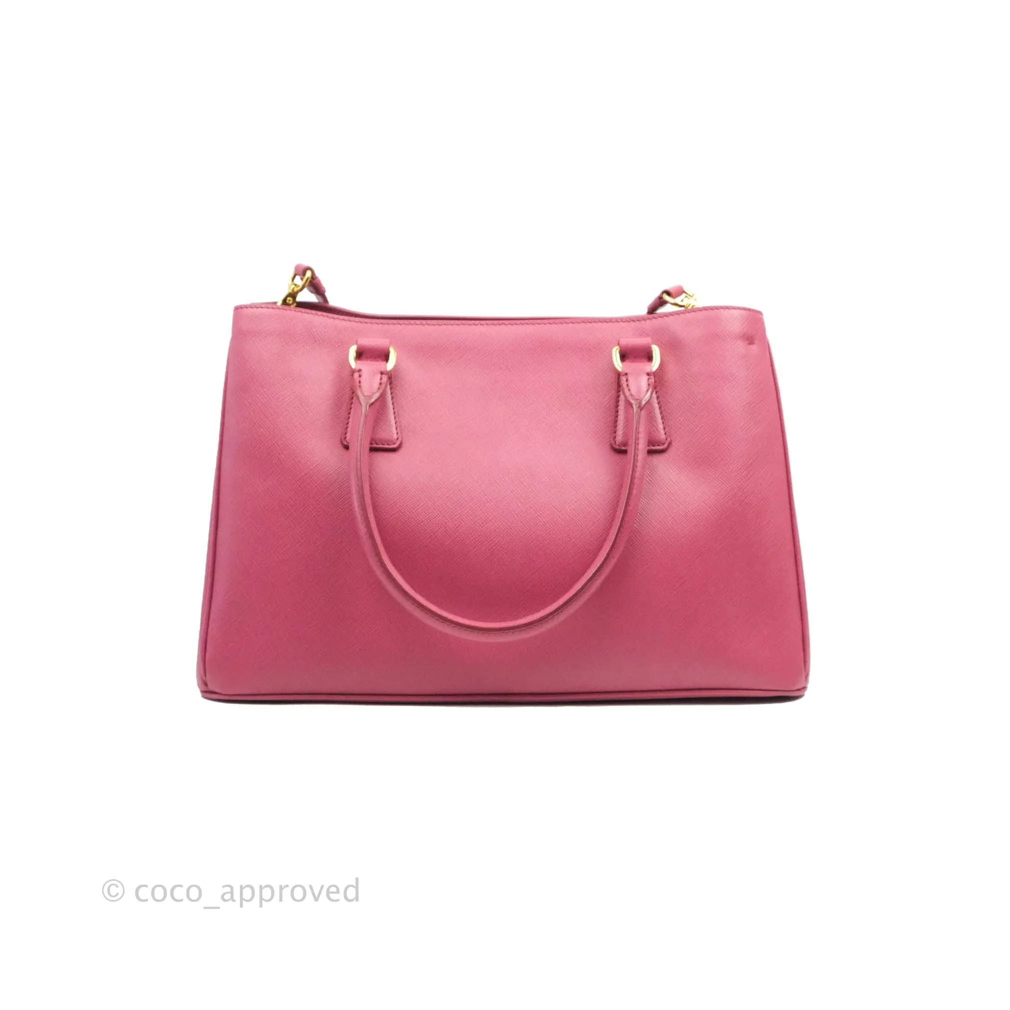 Prada Medium Saffiano Lux Bruyere Galleria Bag