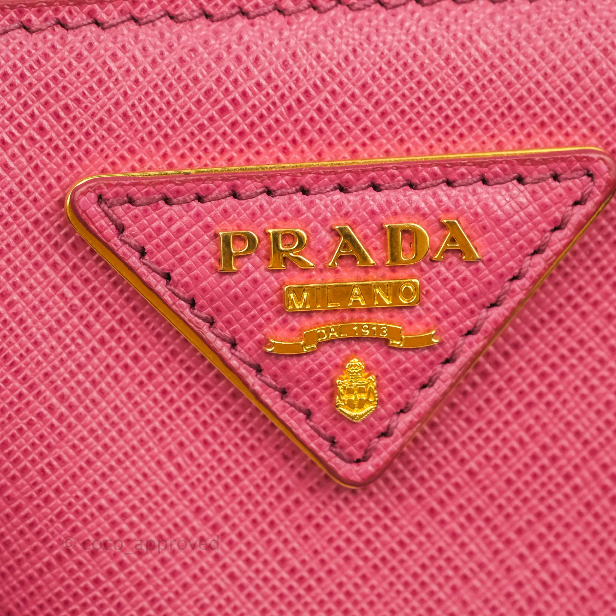 Prada Medium Saffiano Lux Bruyere Galleria Bag