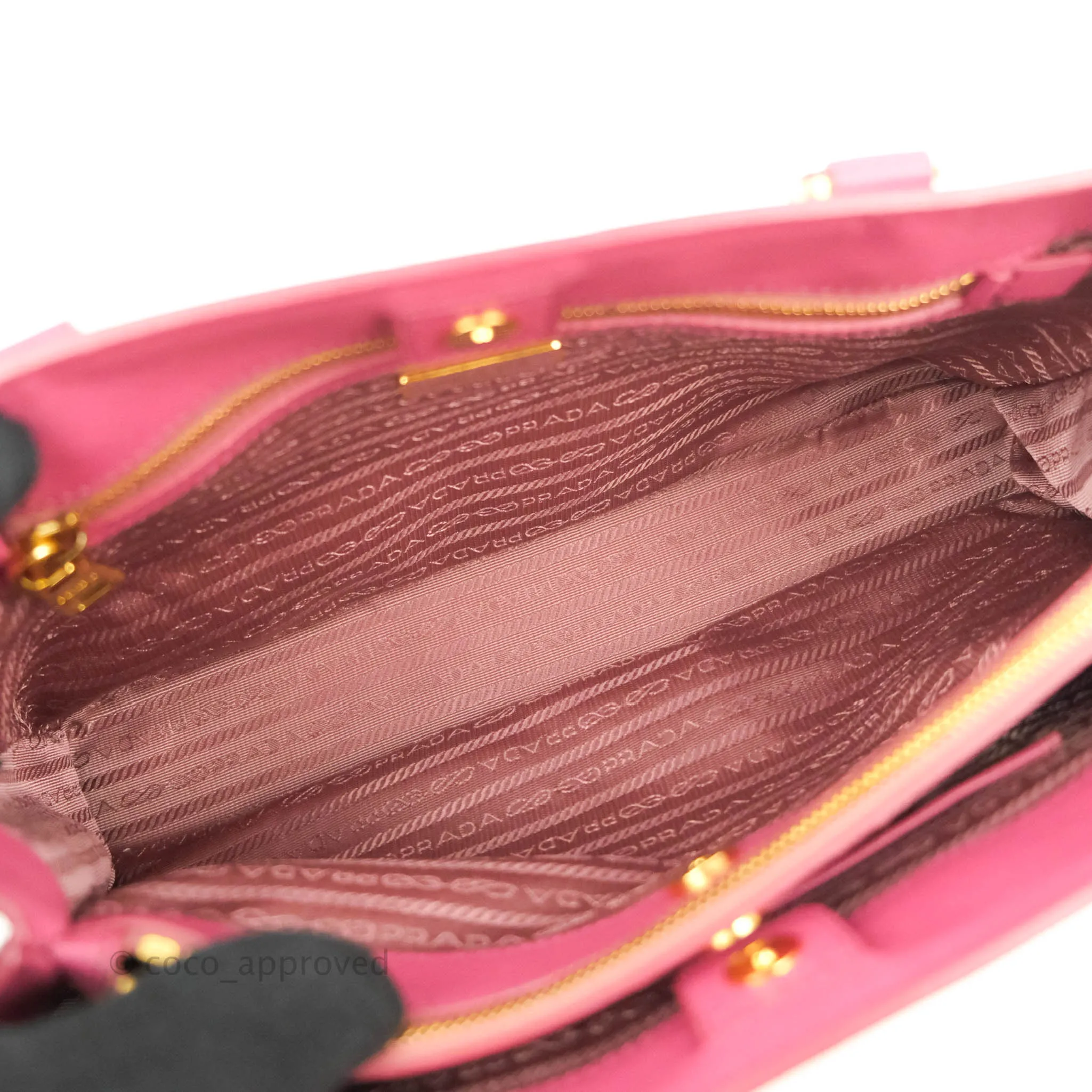 Prada Medium Saffiano Lux Bruyere Galleria Bag