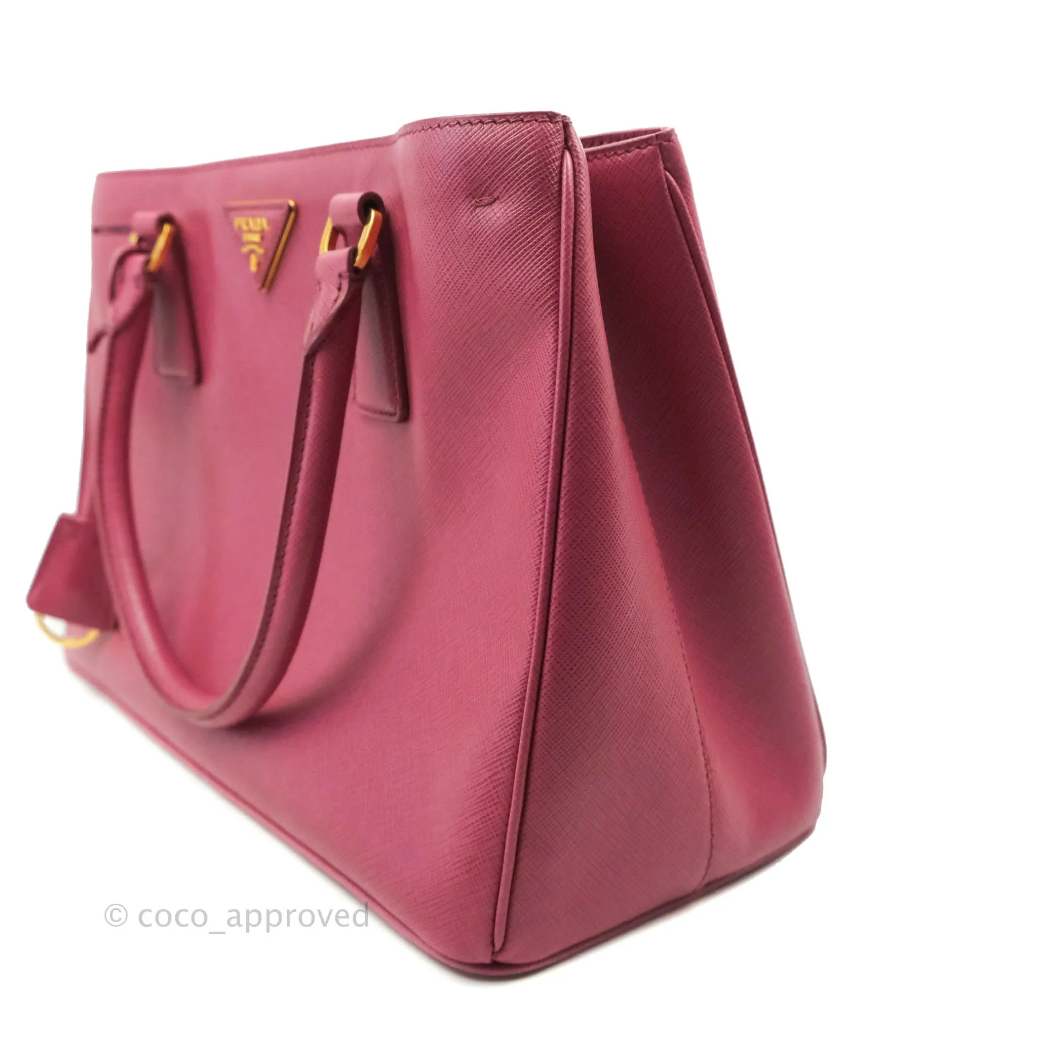 Prada Medium Saffiano Lux Bruyere Galleria Bag