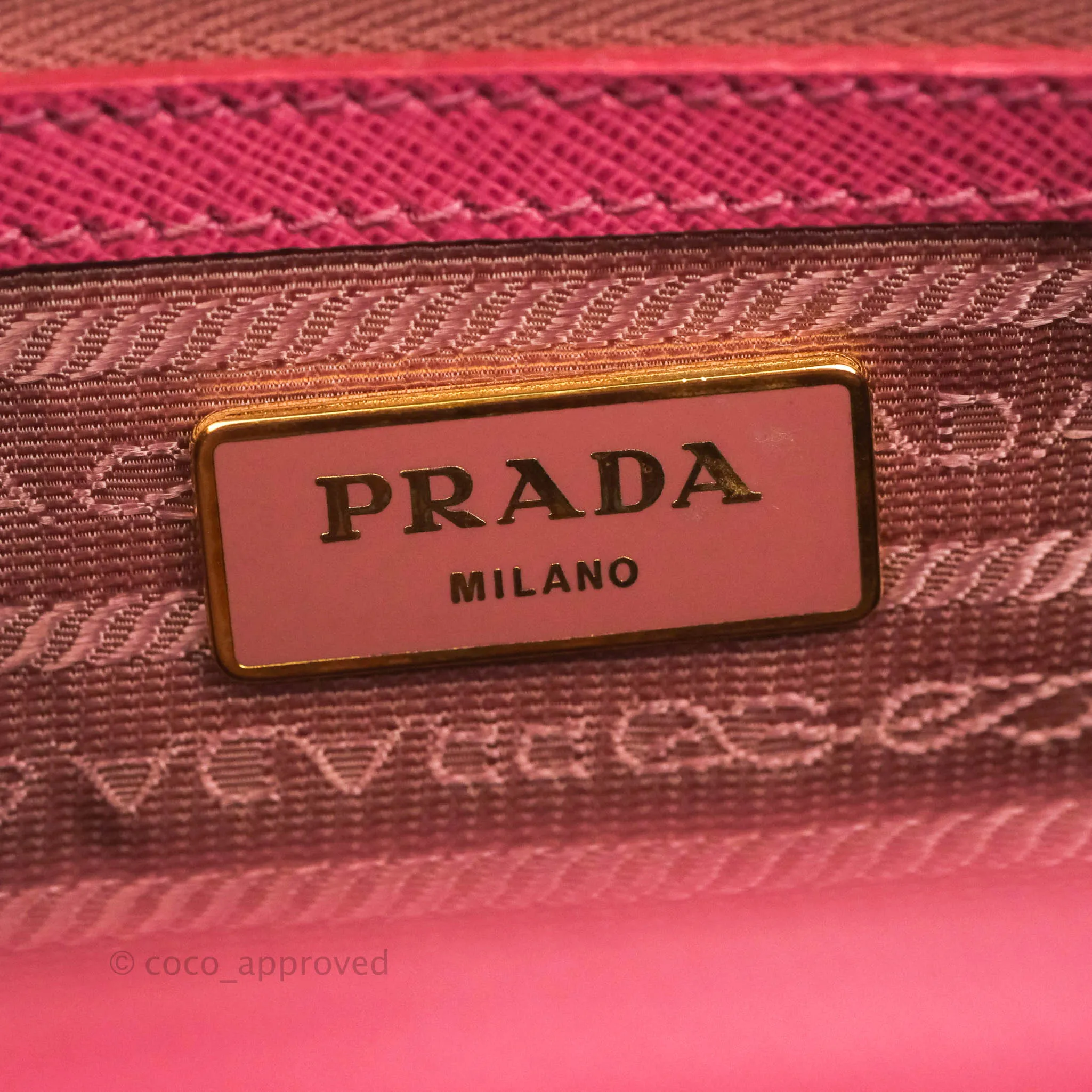 Prada Medium Saffiano Lux Bruyere Galleria Bag