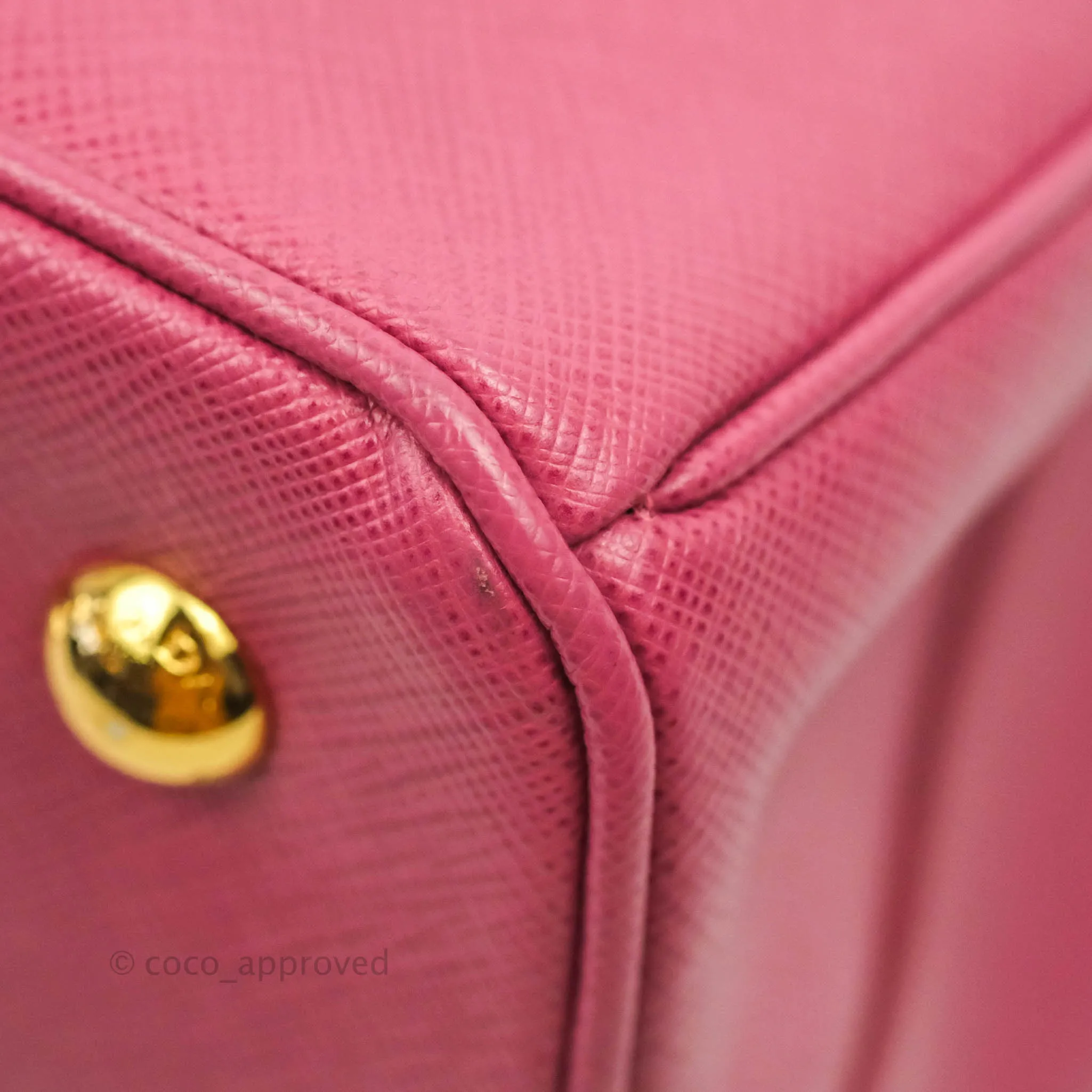 Prada Medium Saffiano Lux Bruyere Galleria Bag