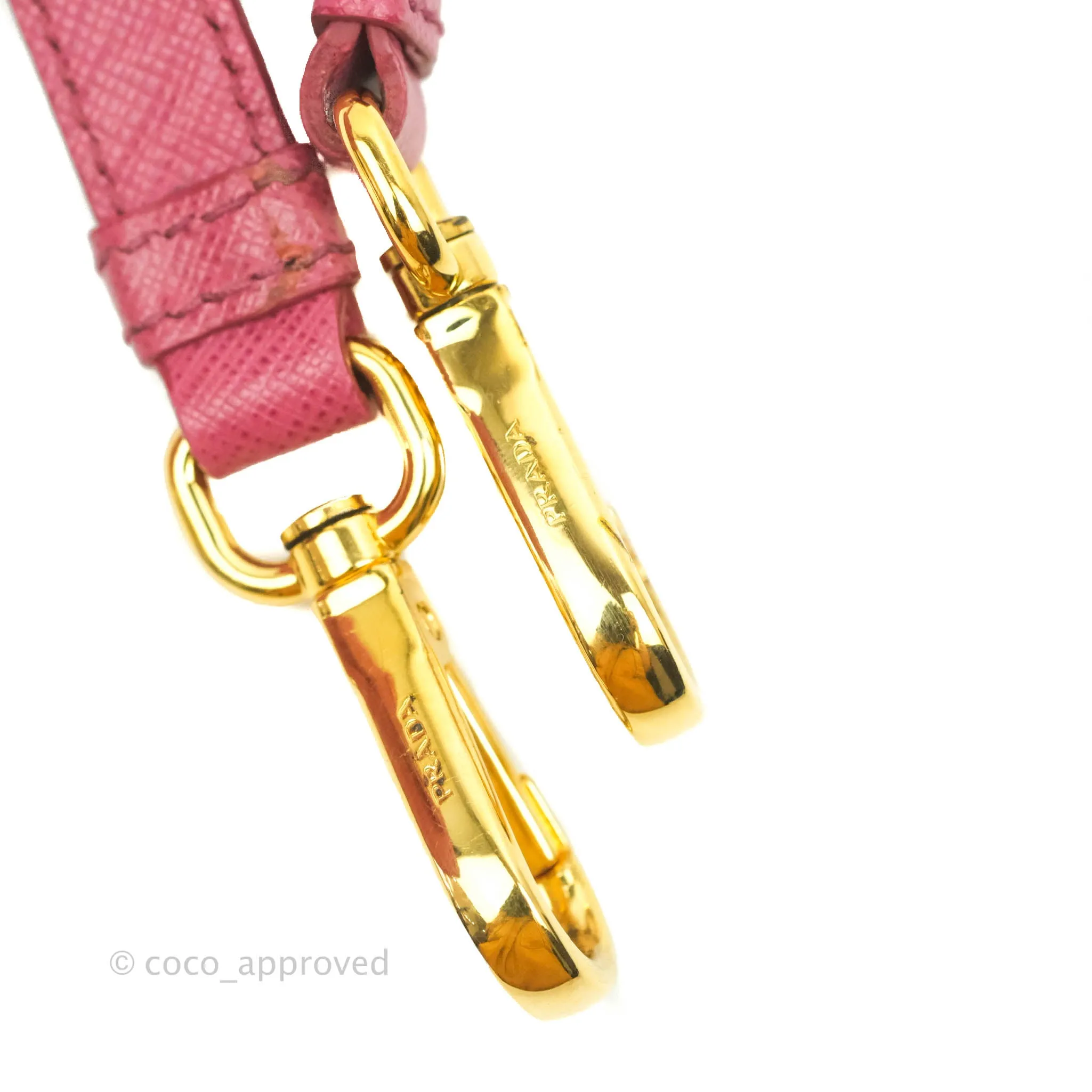 Prada Medium Saffiano Lux Bruyere Galleria Bag