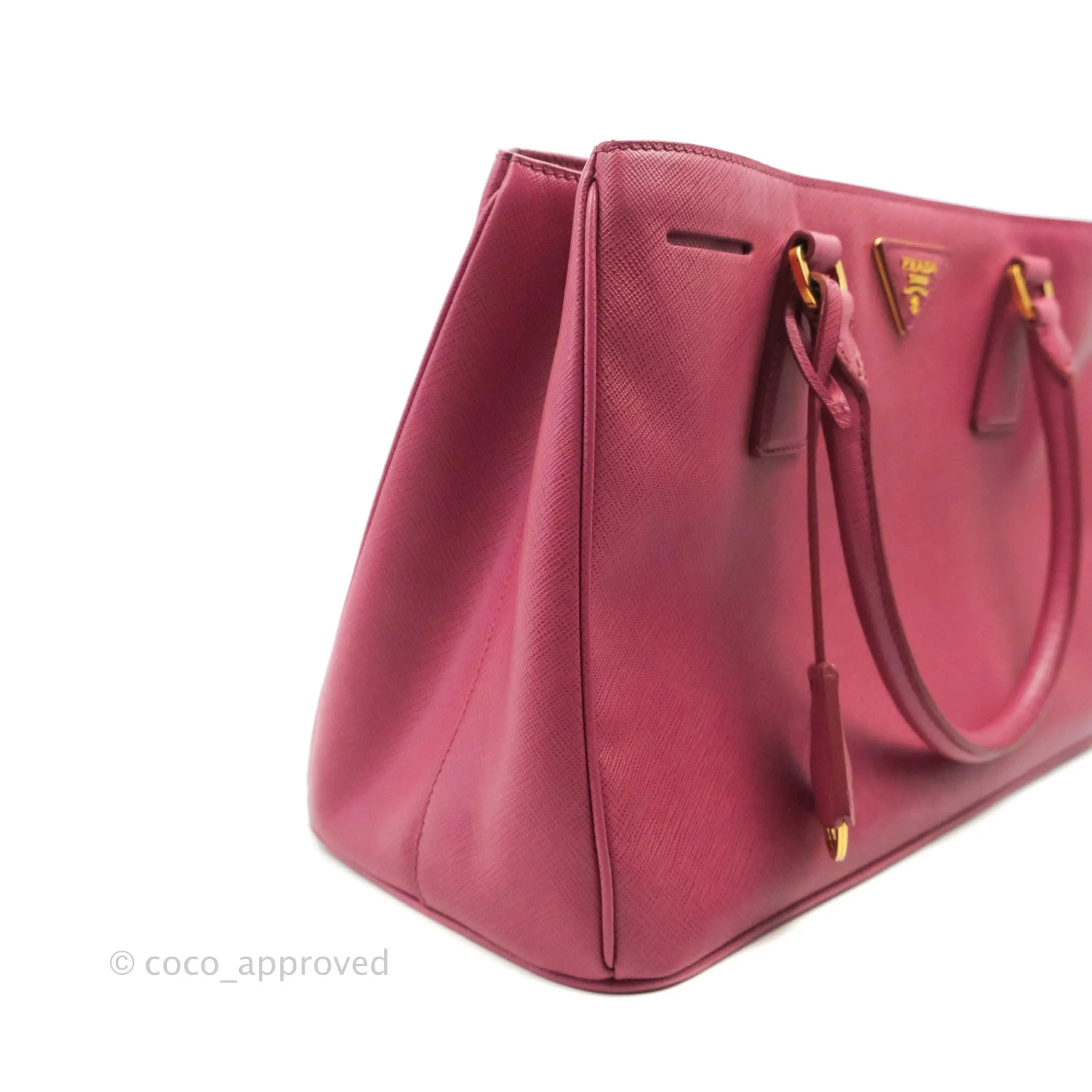 Prada Medium Saffiano Lux Bruyere Galleria Bag