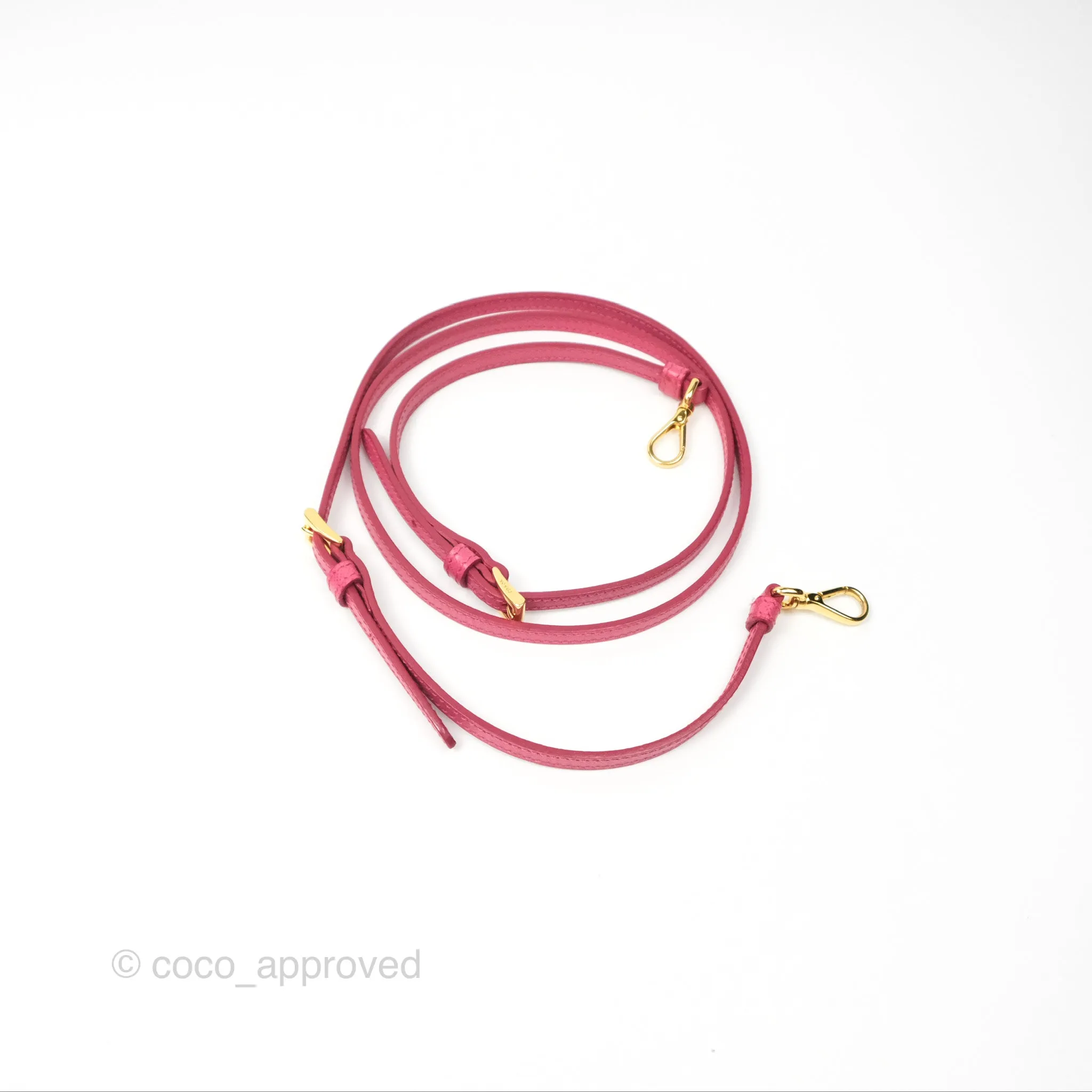 Prada Mini Galleria Bag Saffiano Lux Peonia