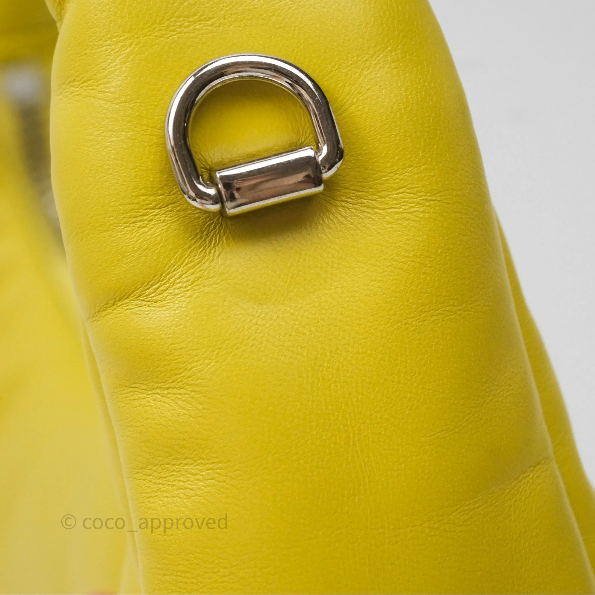 Prada Nappa Soft Padded Hobo Mustard