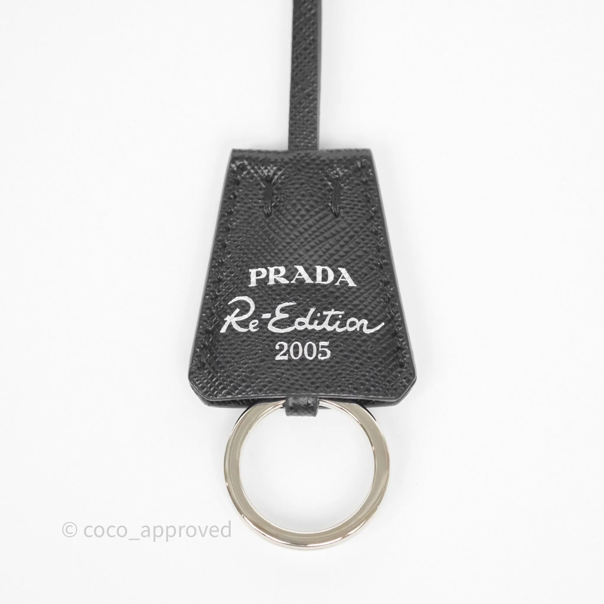Prada Nylon Re-Edition 2005 Shoulder Bag Black Sequin Polka Dot