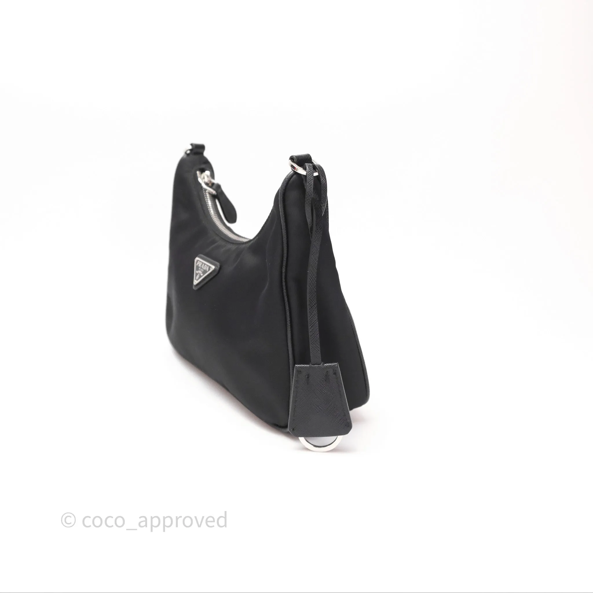 Prada Nylon Re-Edition 2005 Shoulder Bag Black