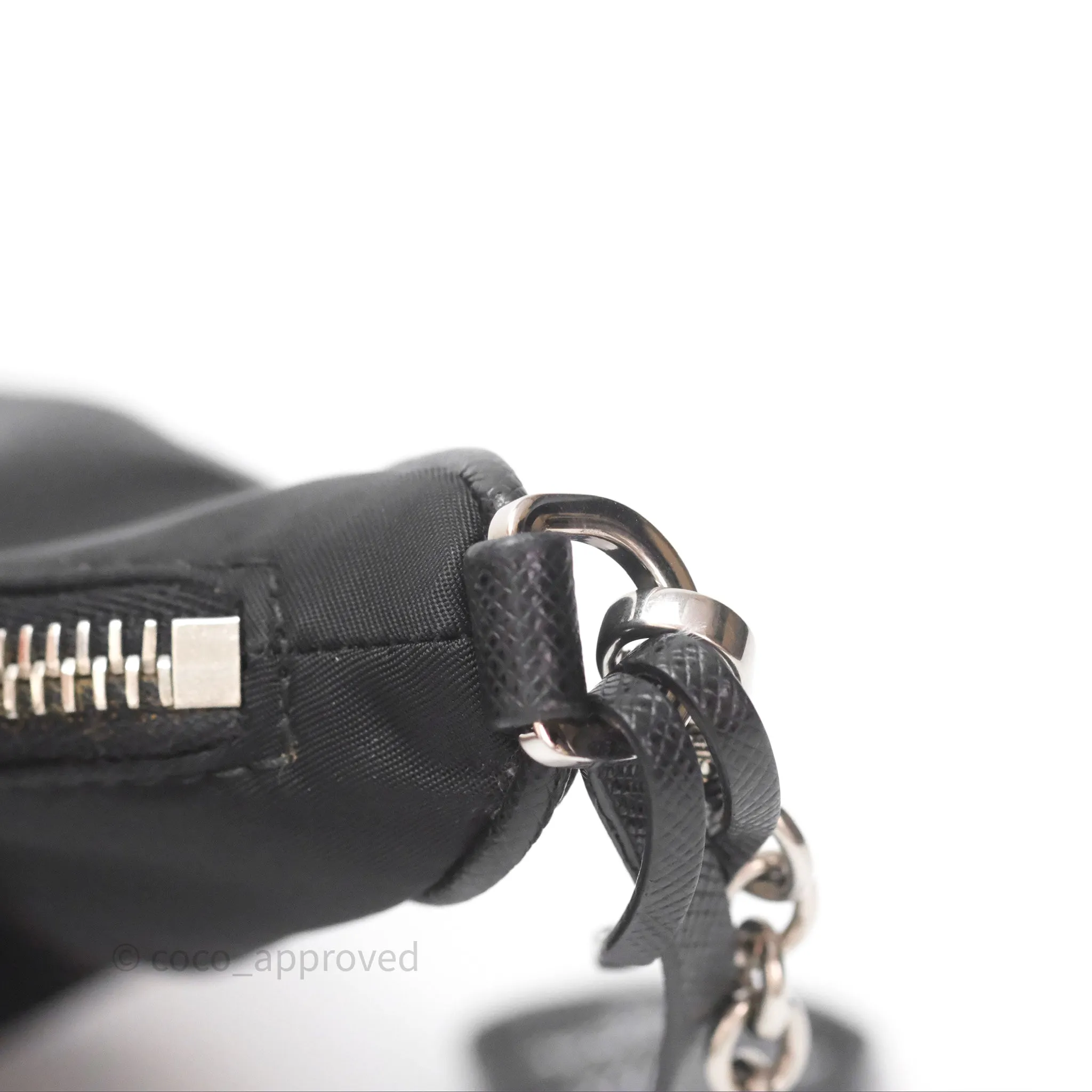 Prada Nylon Re-Edition 2005 Shoulder Bag Black
