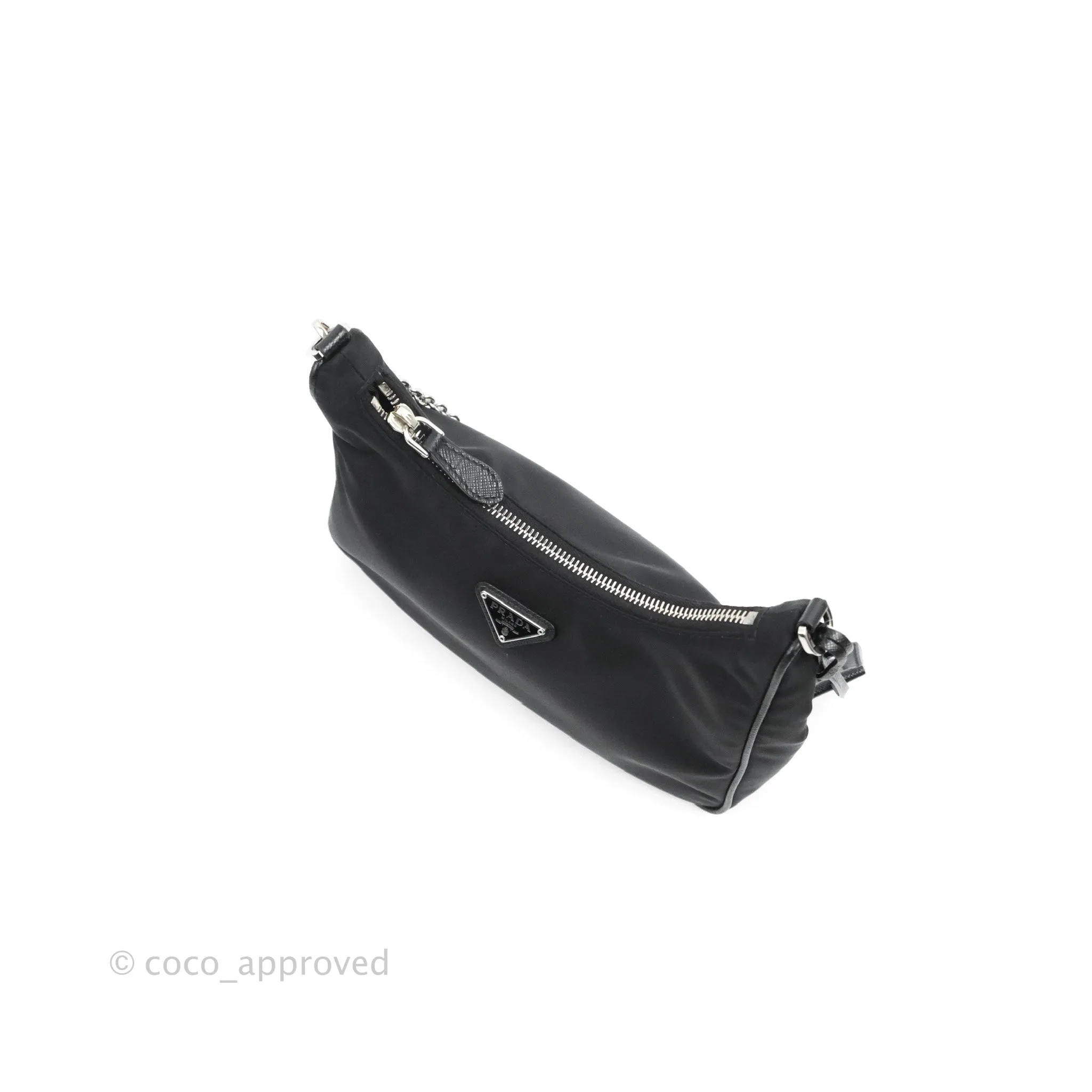 Prada Nylon Re-Edition 2005 Shoulder Bag Black