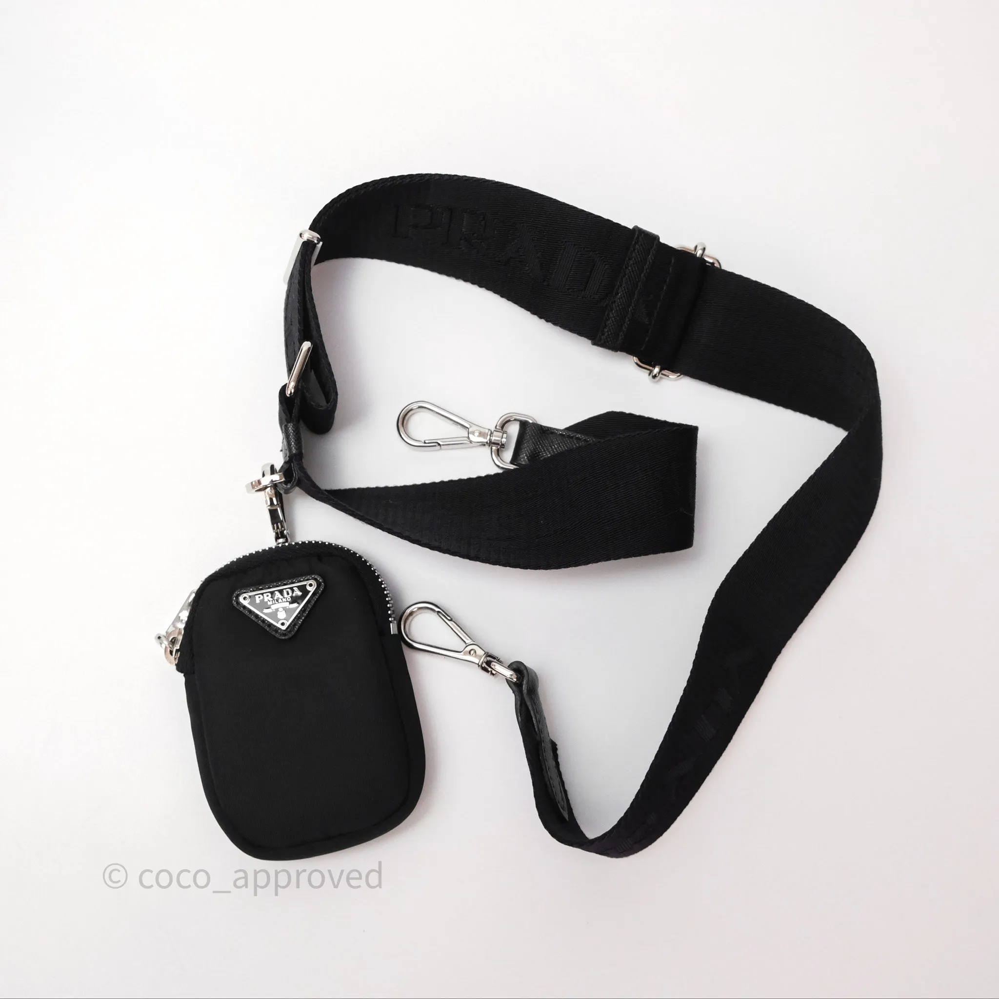 Prada Nylon Re-Edition 2005 Shoulder Bag Black