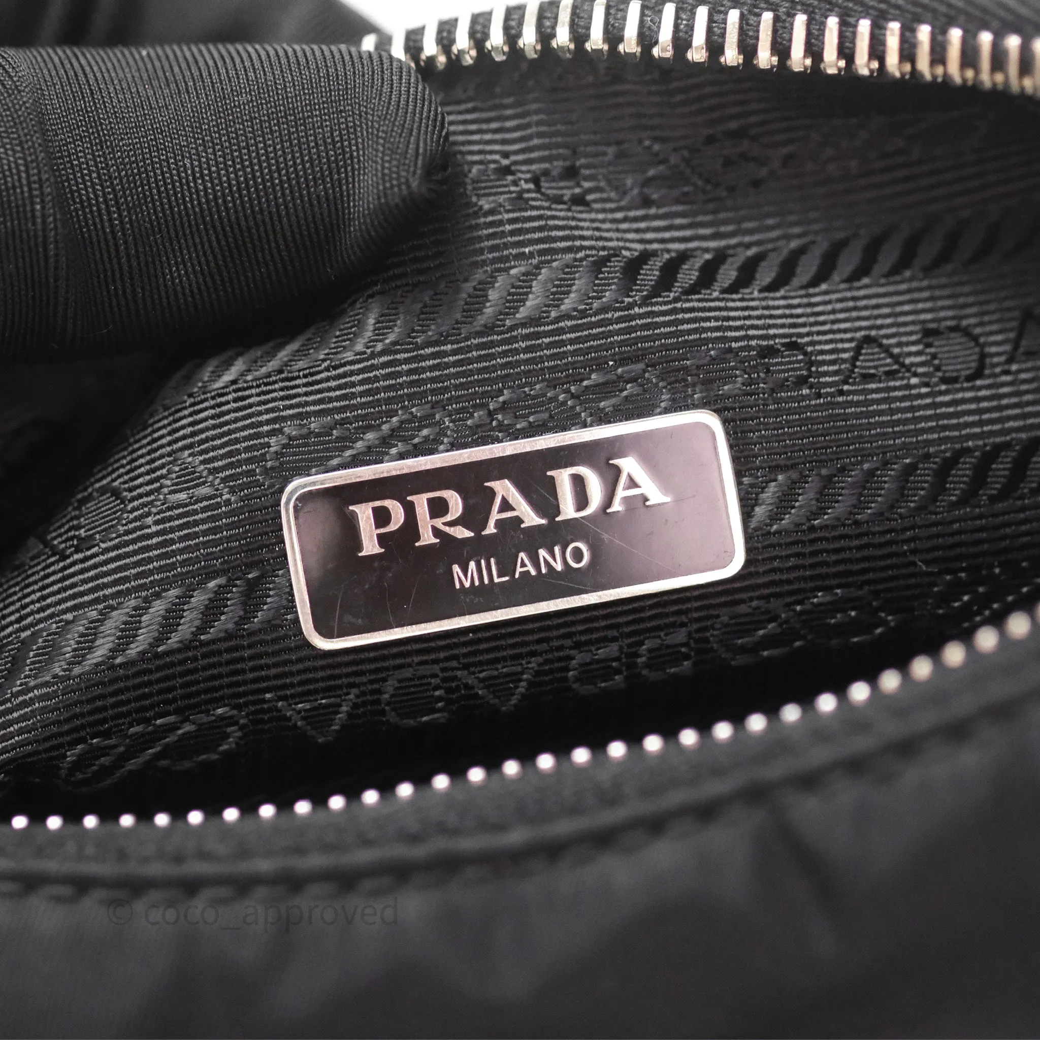 Prada Nylon Re-Edition 2005 Shoulder Bag Black