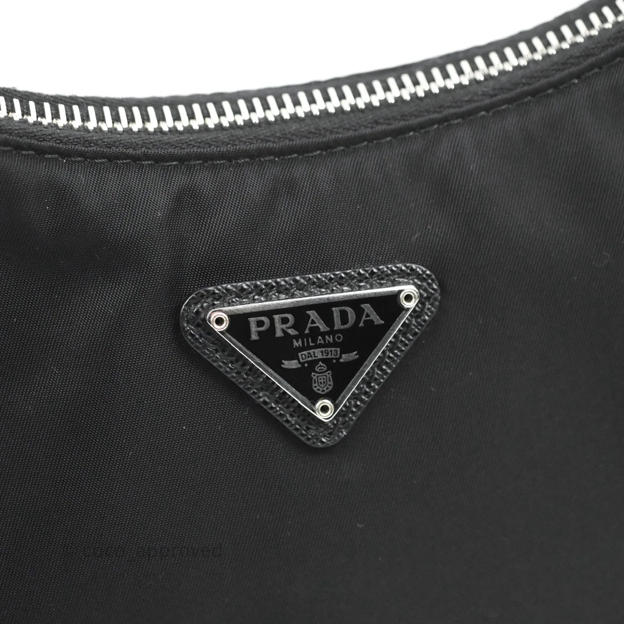 Prada Nylon Re-Edition 2005 Shoulder Bag Black
