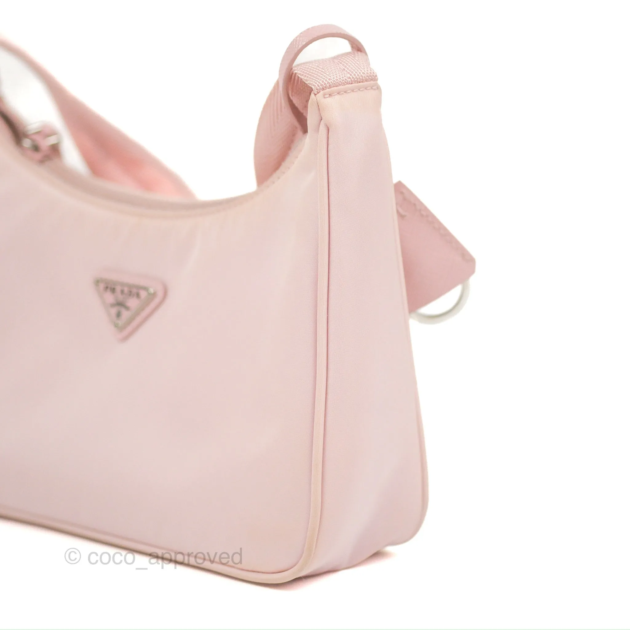 Prada Re-Edition 2000 Nylon Mini Bag Light Pink