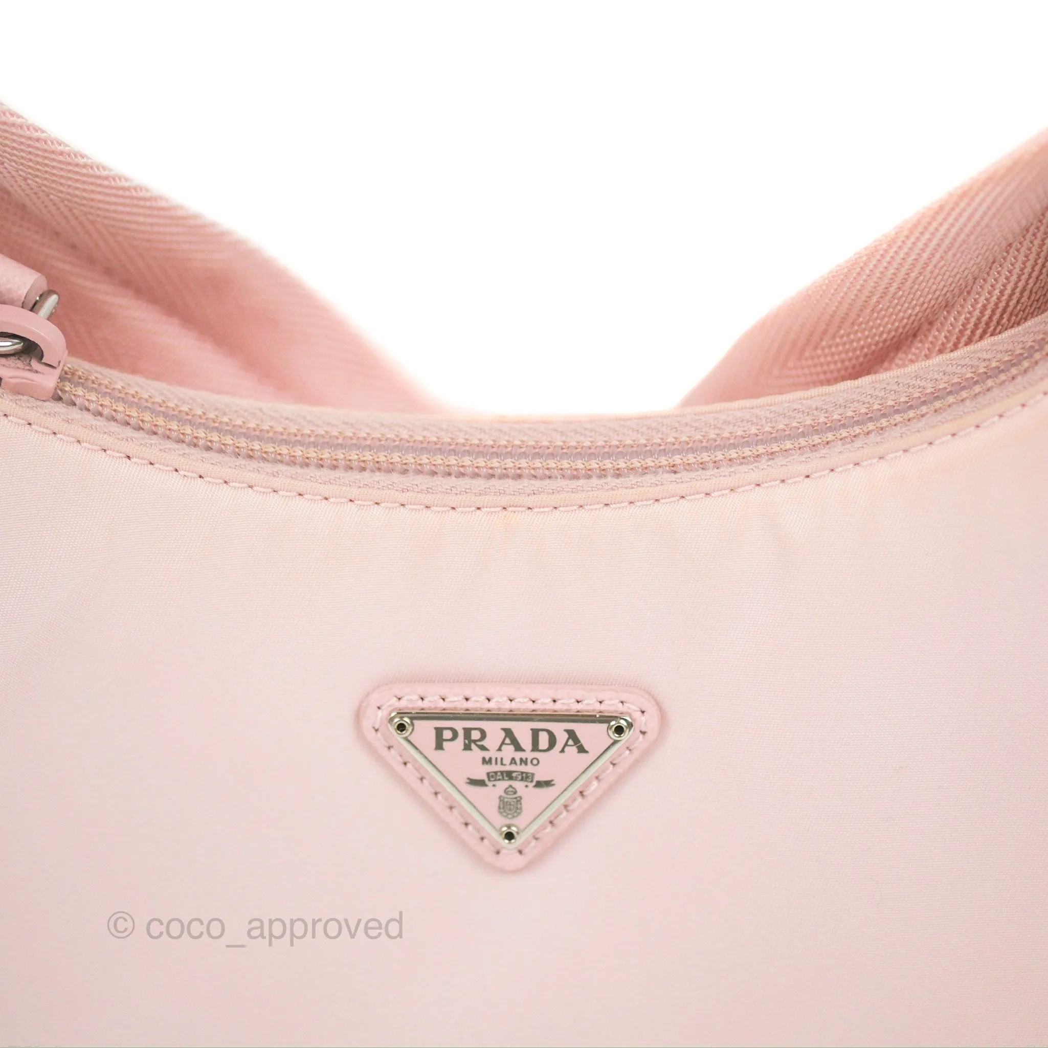 Prada Re-Edition 2000 Nylon Mini Bag Light Pink