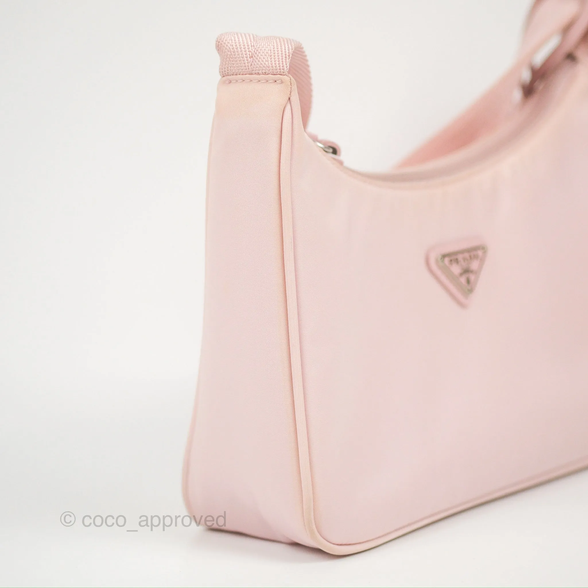 Prada Re-Edition 2000 Nylon Mini Bag Light Pink