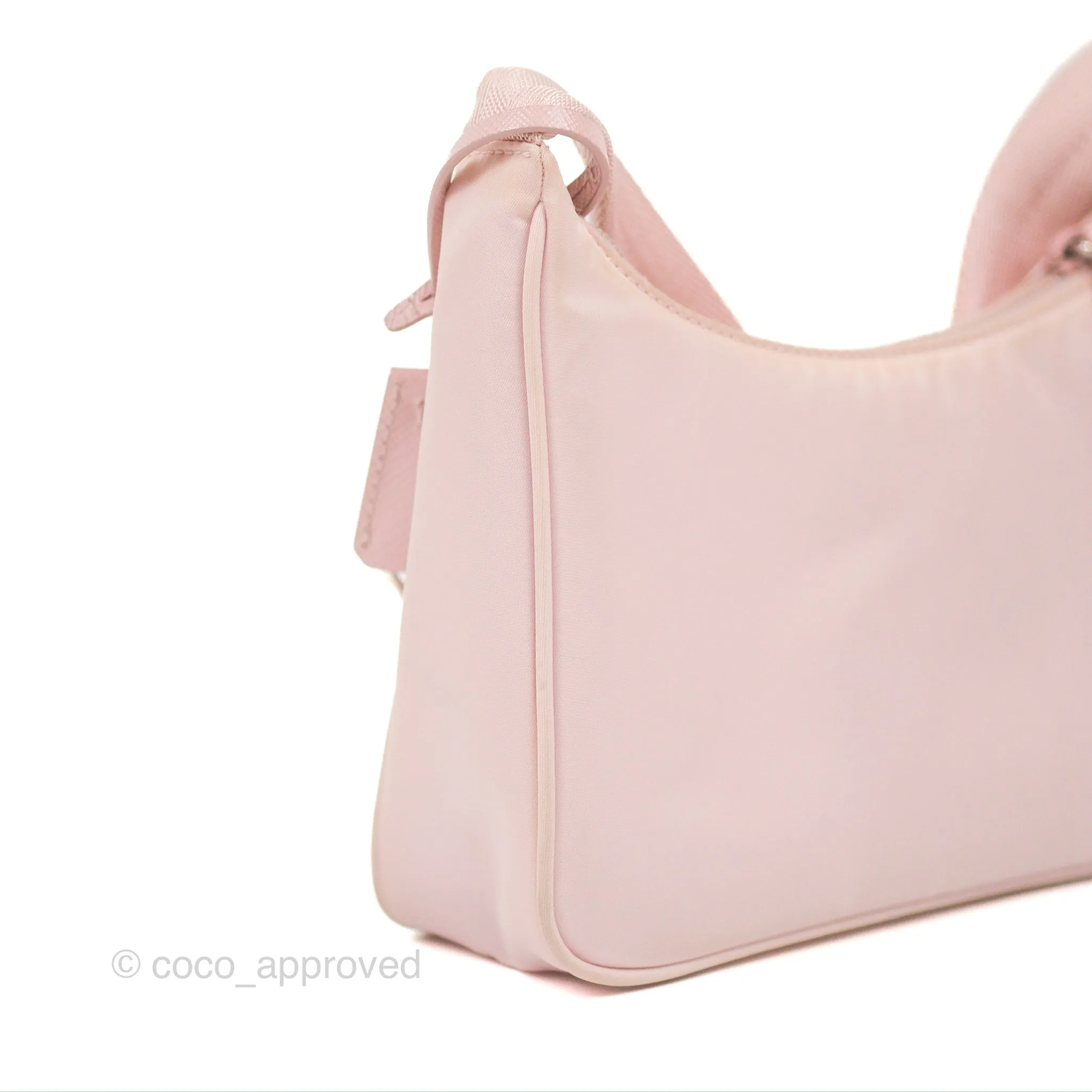 Prada Re-Edition 2000 Nylon Mini Bag Light Pink