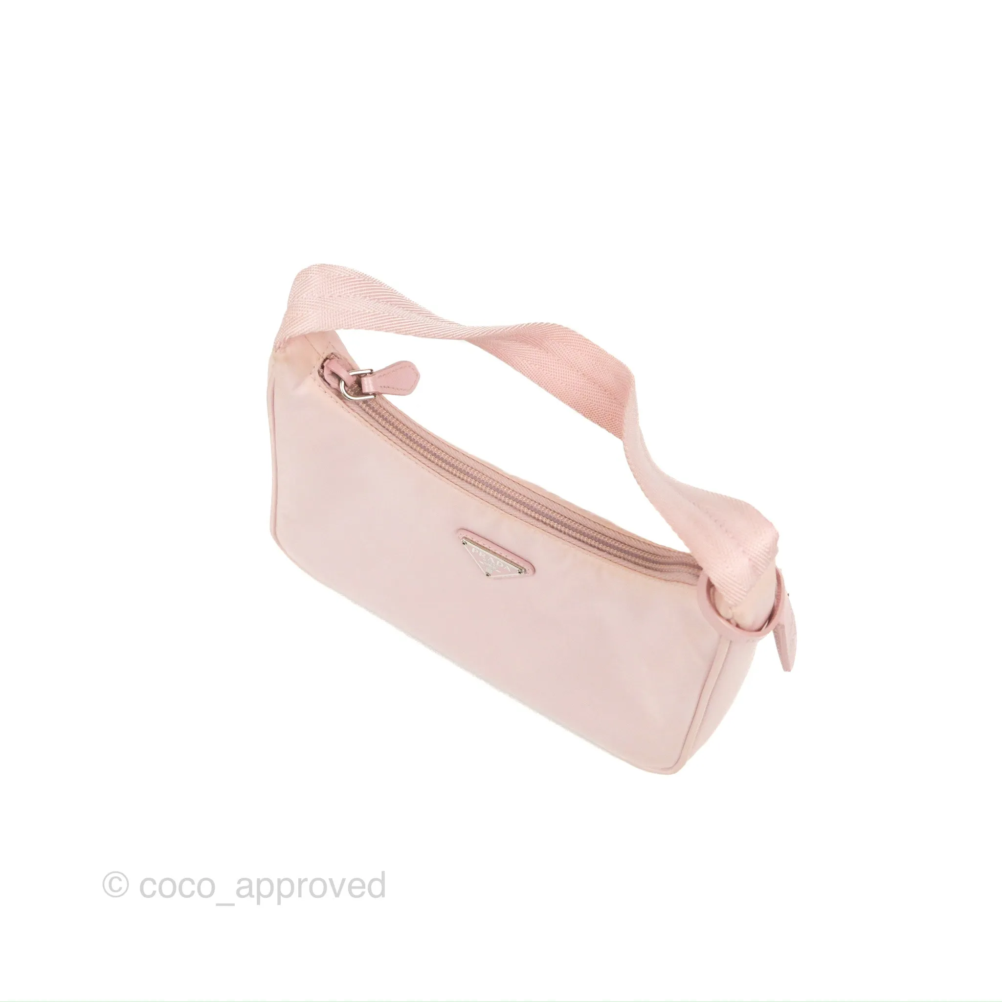Prada Re-Edition 2000 Nylon Mini Bag Light Pink