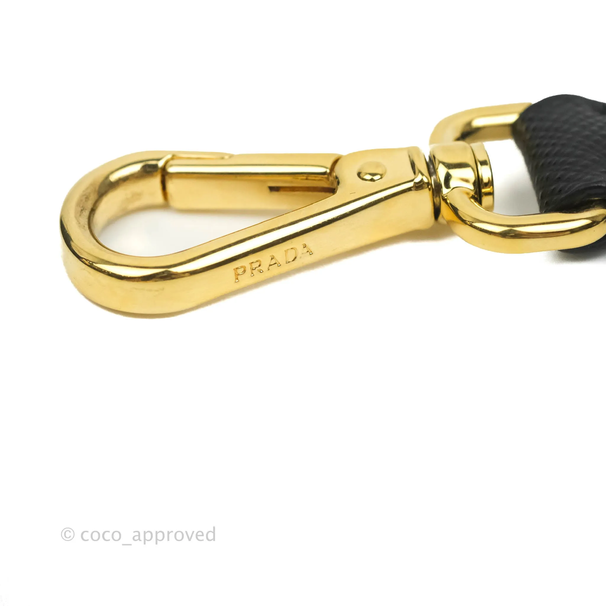 Prada Re-Edition 2005 Black Saffiano Leather Bag Gold Hardware