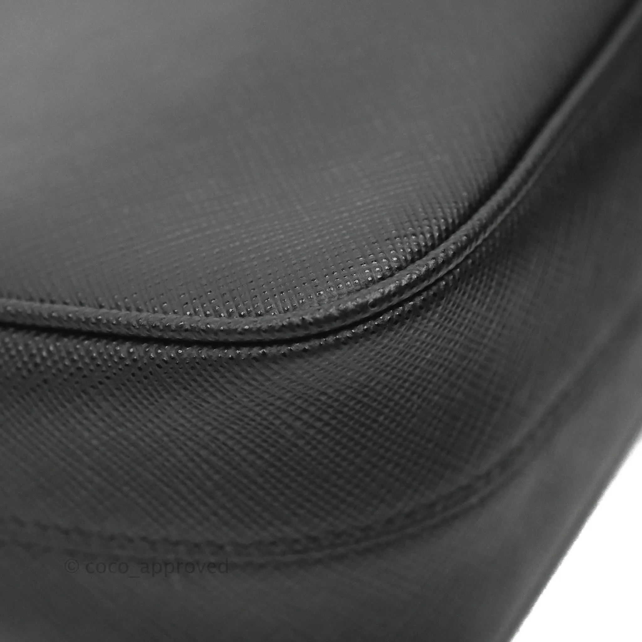 Prada Re-Edition 2005 Black Saffiano Leather Bag Gold Hardware