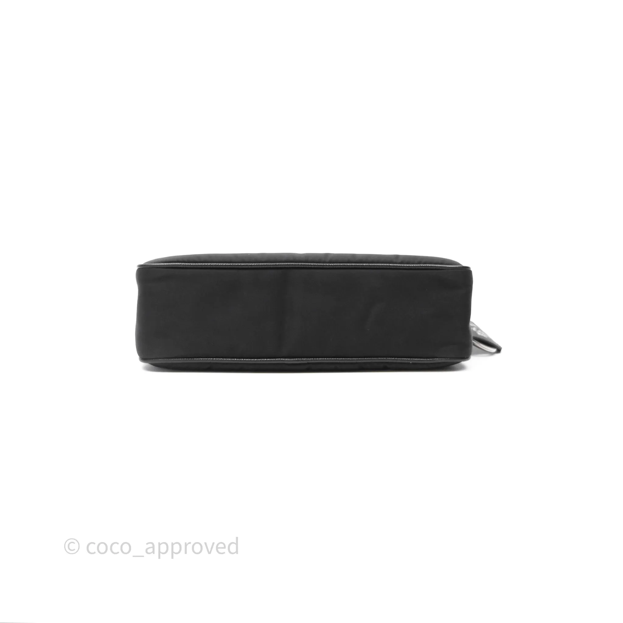 Prada Re-Edition 2005 Nylon Mini Bag Black Silver Hardware