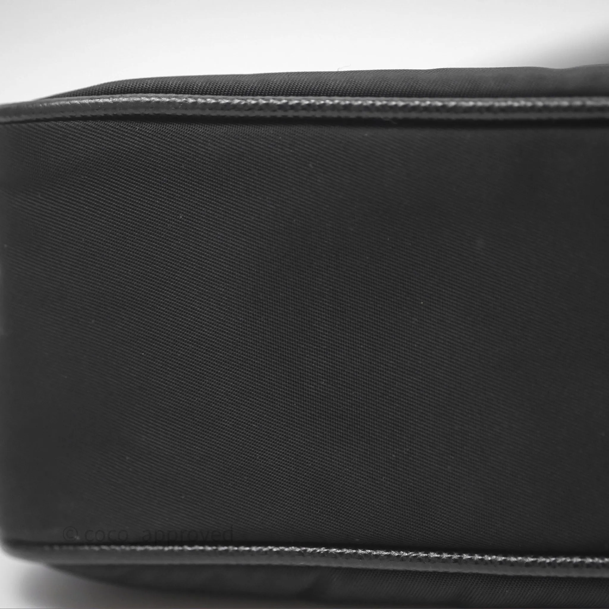 Prada Re-Edition 2005 Nylon Mini Bag Black Silver Hardware