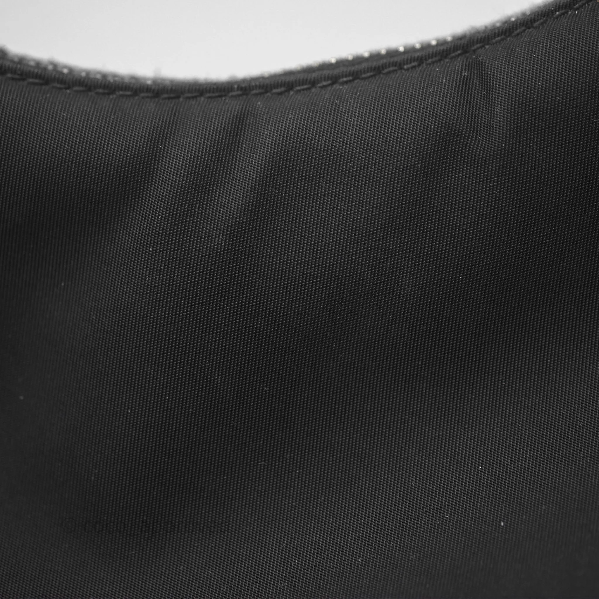 Prada Re-Edition 2005 Nylon Mini Bag Black Silver Hardware