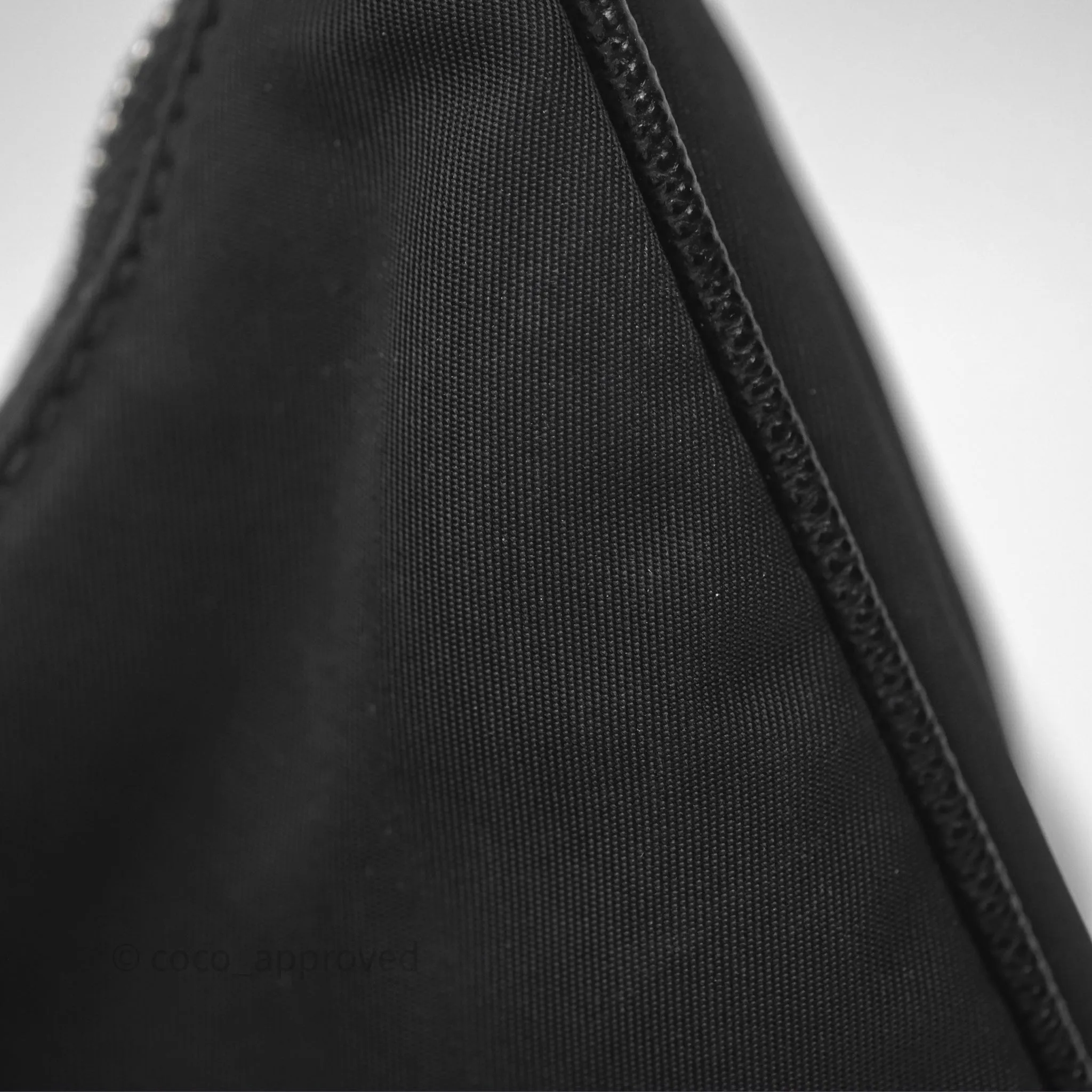 Prada Re-Edition 2005 Nylon Mini Bag Black Silver Hardware