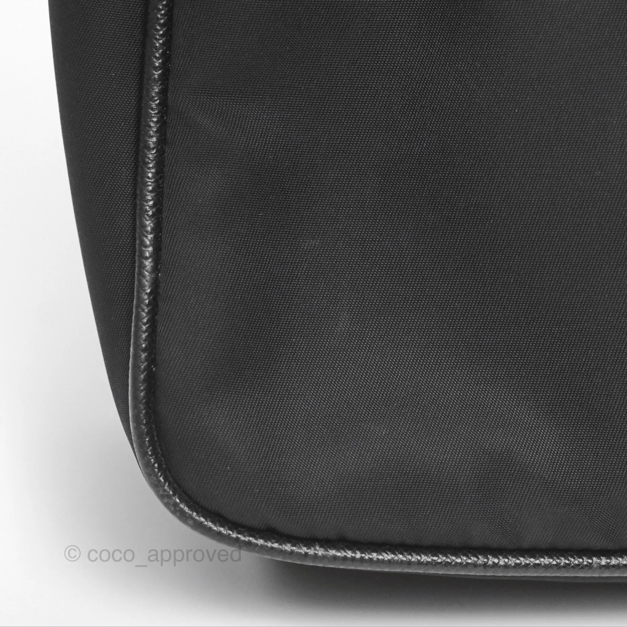 Prada Re-Edition 2005 Nylon Mini Bag Black Silver Hardware