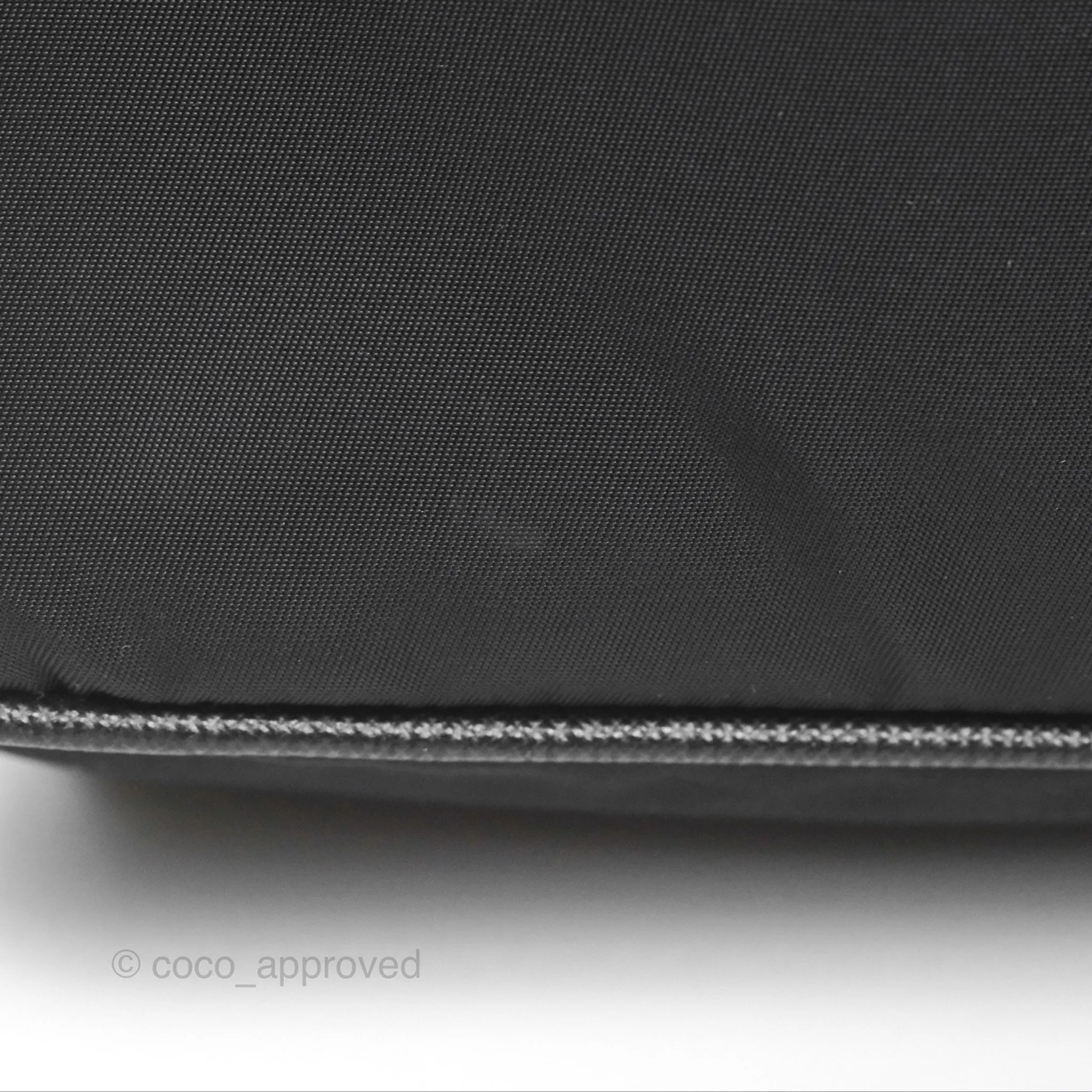 Prada Re-Edition 2005 Nylon Mini Bag Black Silver Hardware