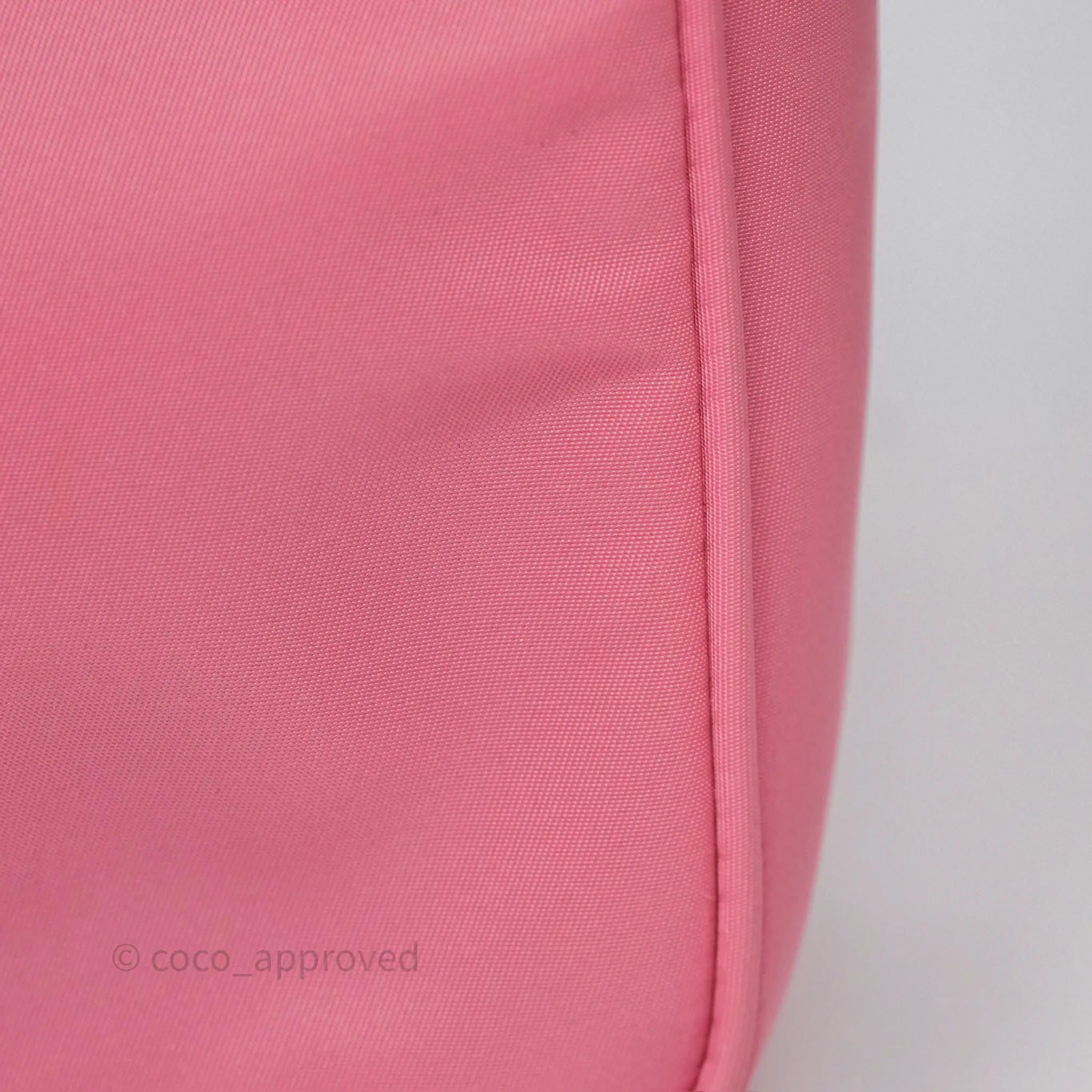 Prada Re-Edition 2005 Nylon Mini Bag Pink Silver Hardware