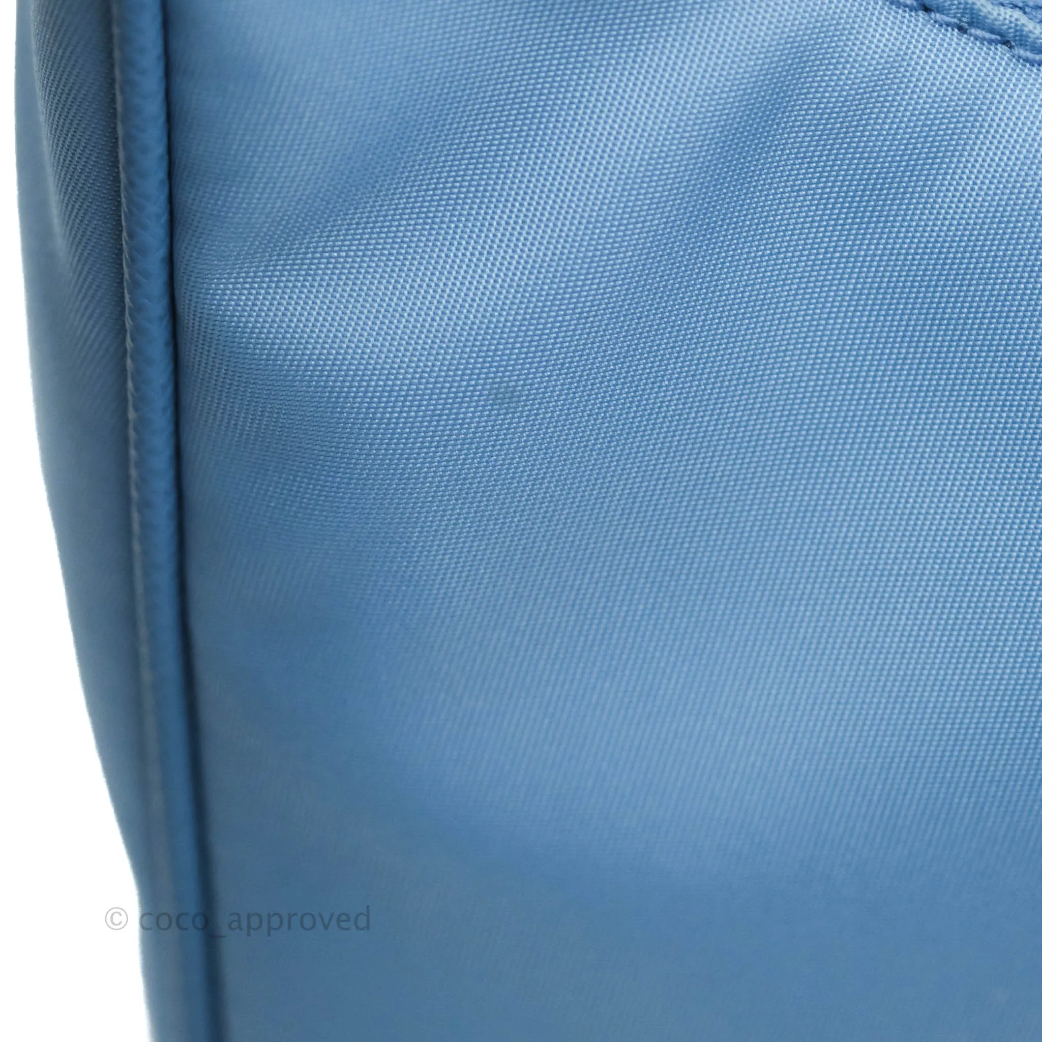 Prada Re-Edition 2005 Re-Nylon Mini Bag Blue Silver Hardware