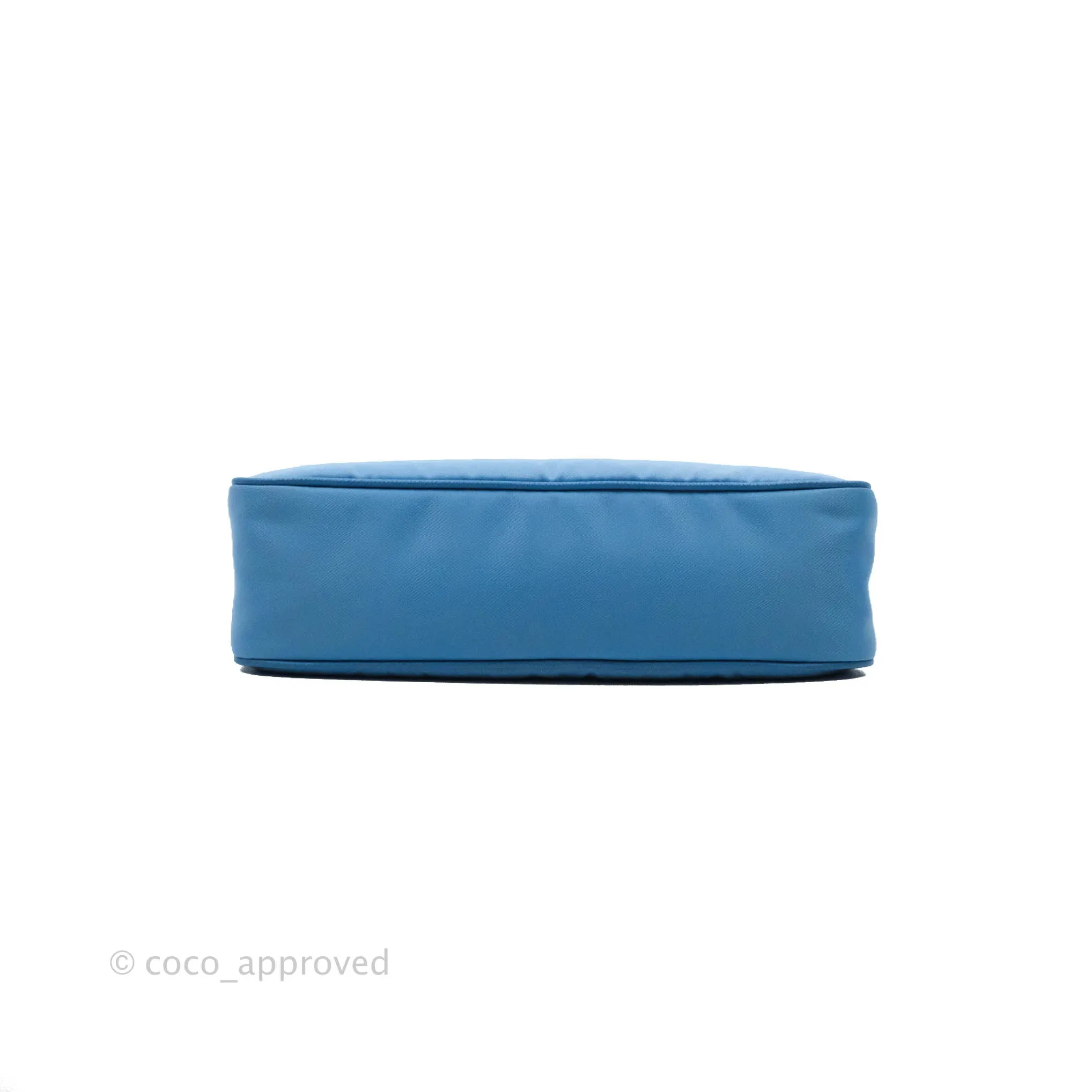 Prada Re-Edition 2005 Re-Nylon Mini Bag Blue Silver Hardware