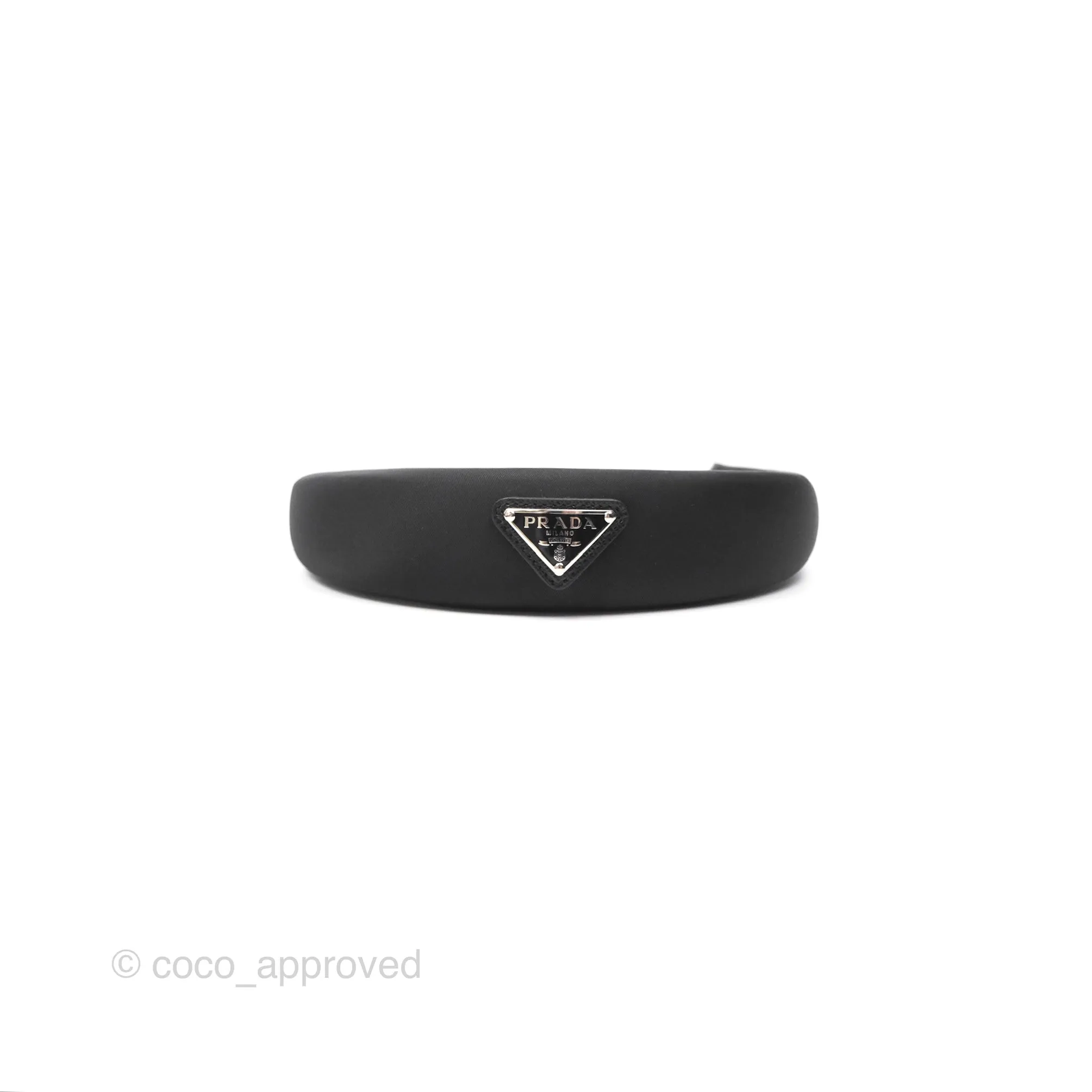 Prada Re-Nylon Headband Black
